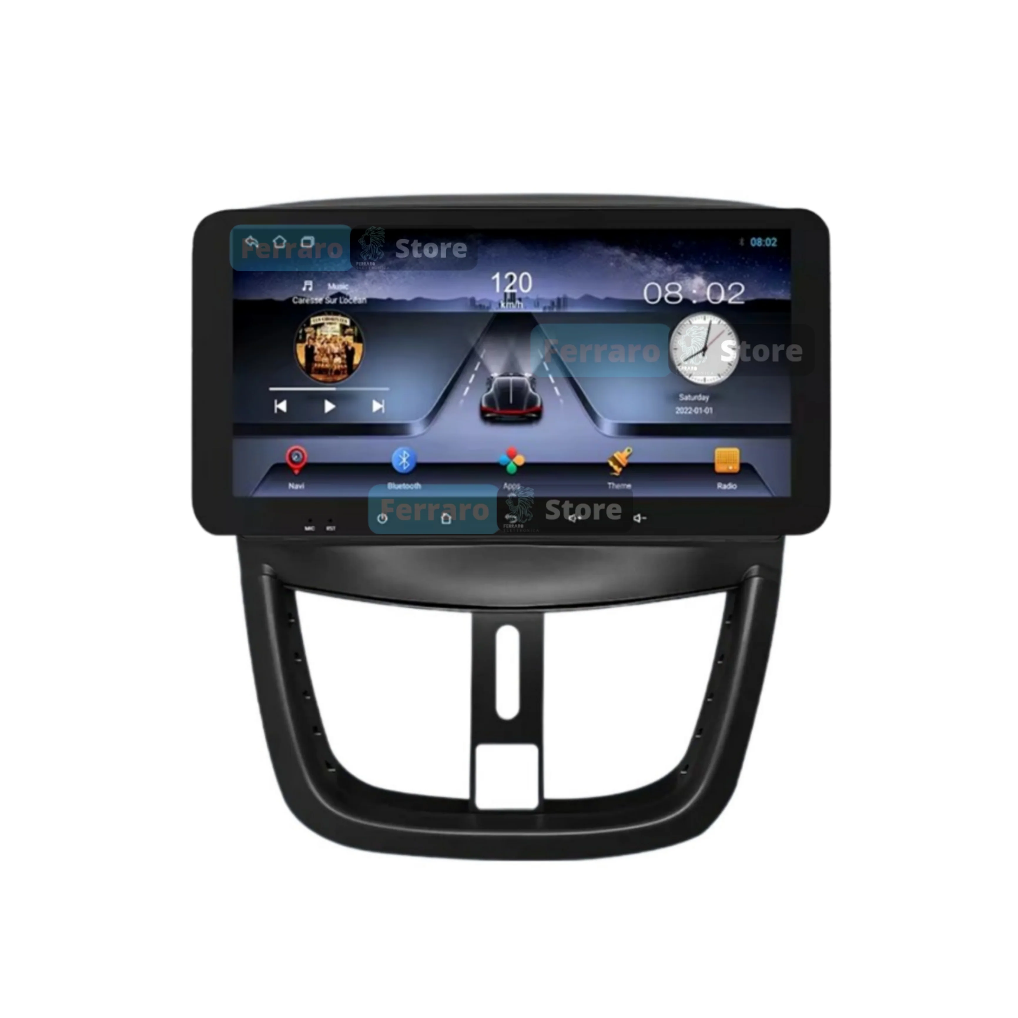 Autoradio per Peugeot 207/207cc 10.35" | 2006-2015 | Android | Bluetooth | CarPlay | Android Auto | 4/64GB Ram