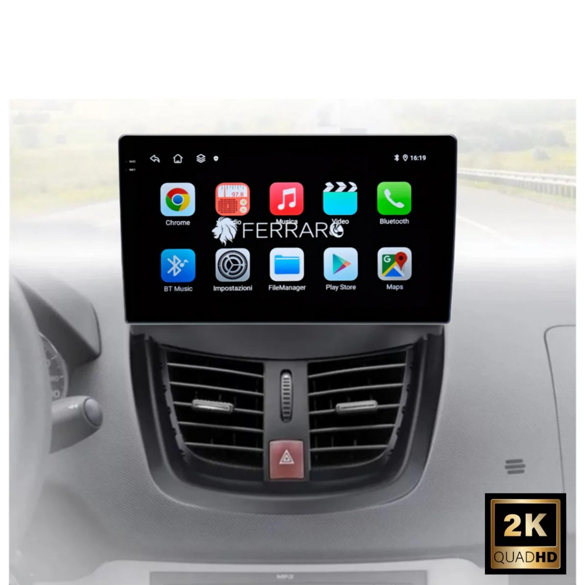 Autoradio per Peugeot 207/207cc 9" 2K | 2006-2015 | Android | Bluetooth | CarPlay | Android Auto | 12/256GB Ram - Image 5