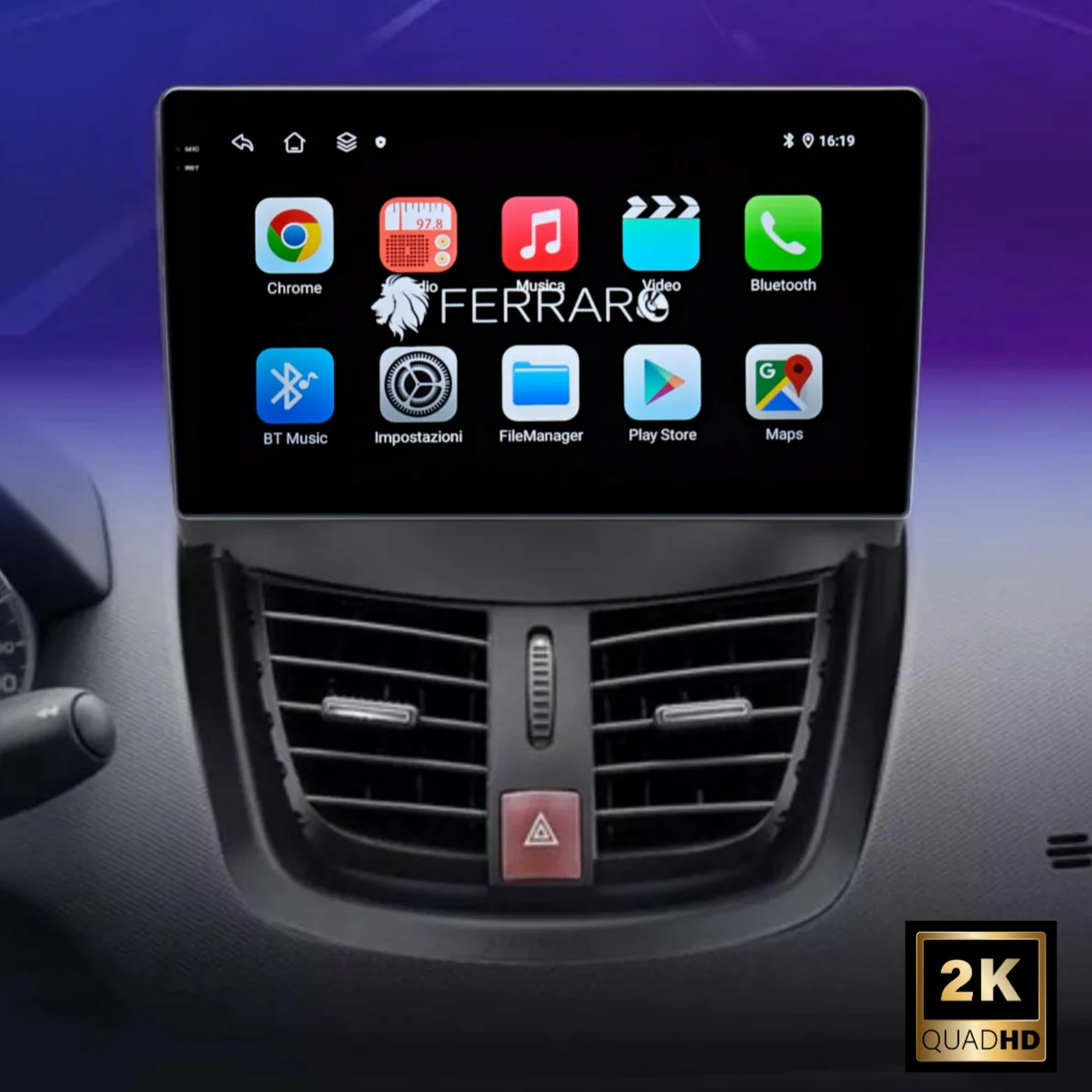 Autoradio per Peugeot 207/207cc 9" 2K | 2006-2015 | Android | Bluetooth | CarPlay | Android Auto | 12/256GB Ram - Image 6