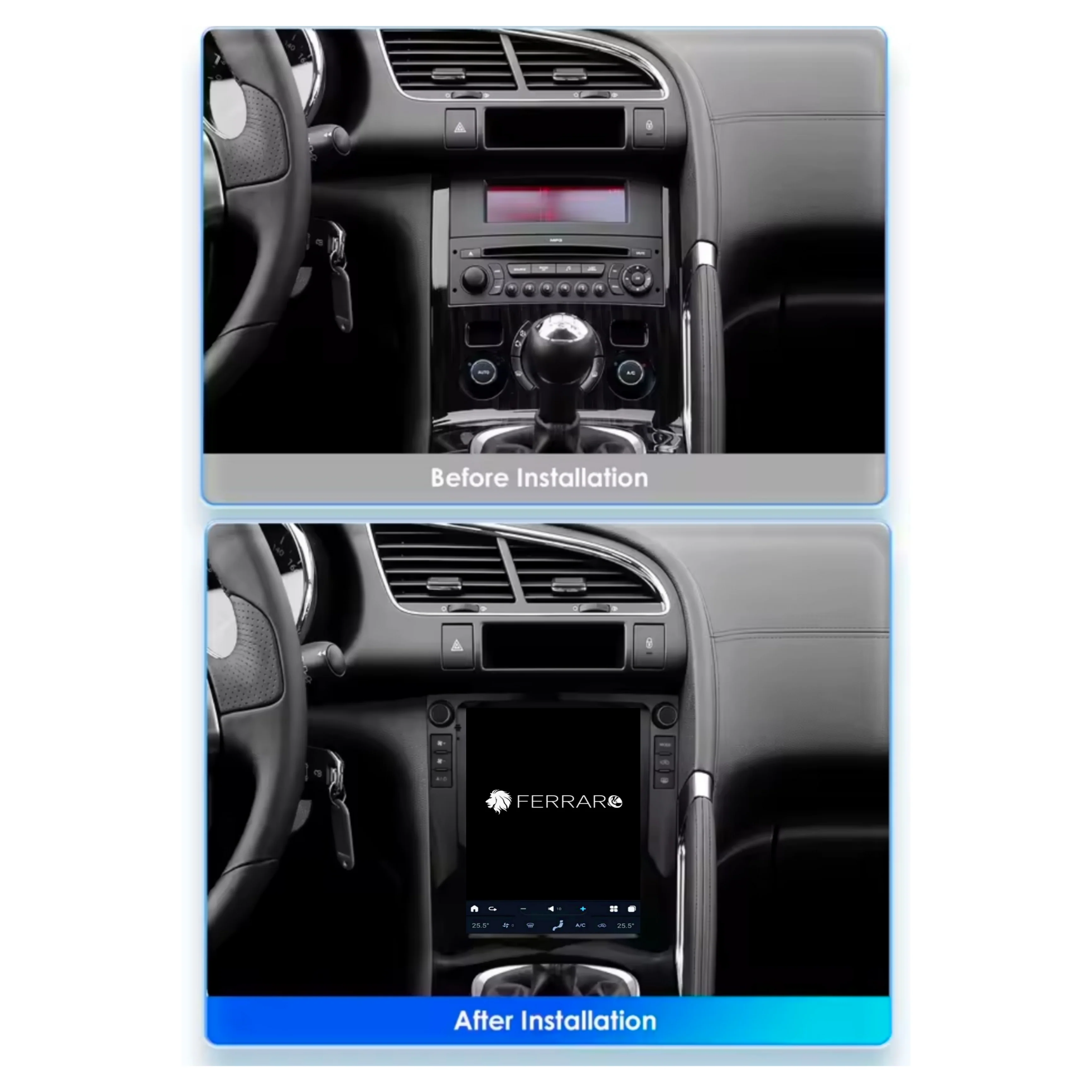 Autoradio per Peugeot 3008 9.7" | 2009-2016 | Android | Bluetooth | CarPlay | Android Auto | Modello Tesla | 4GB/8GB Ram - Image 2