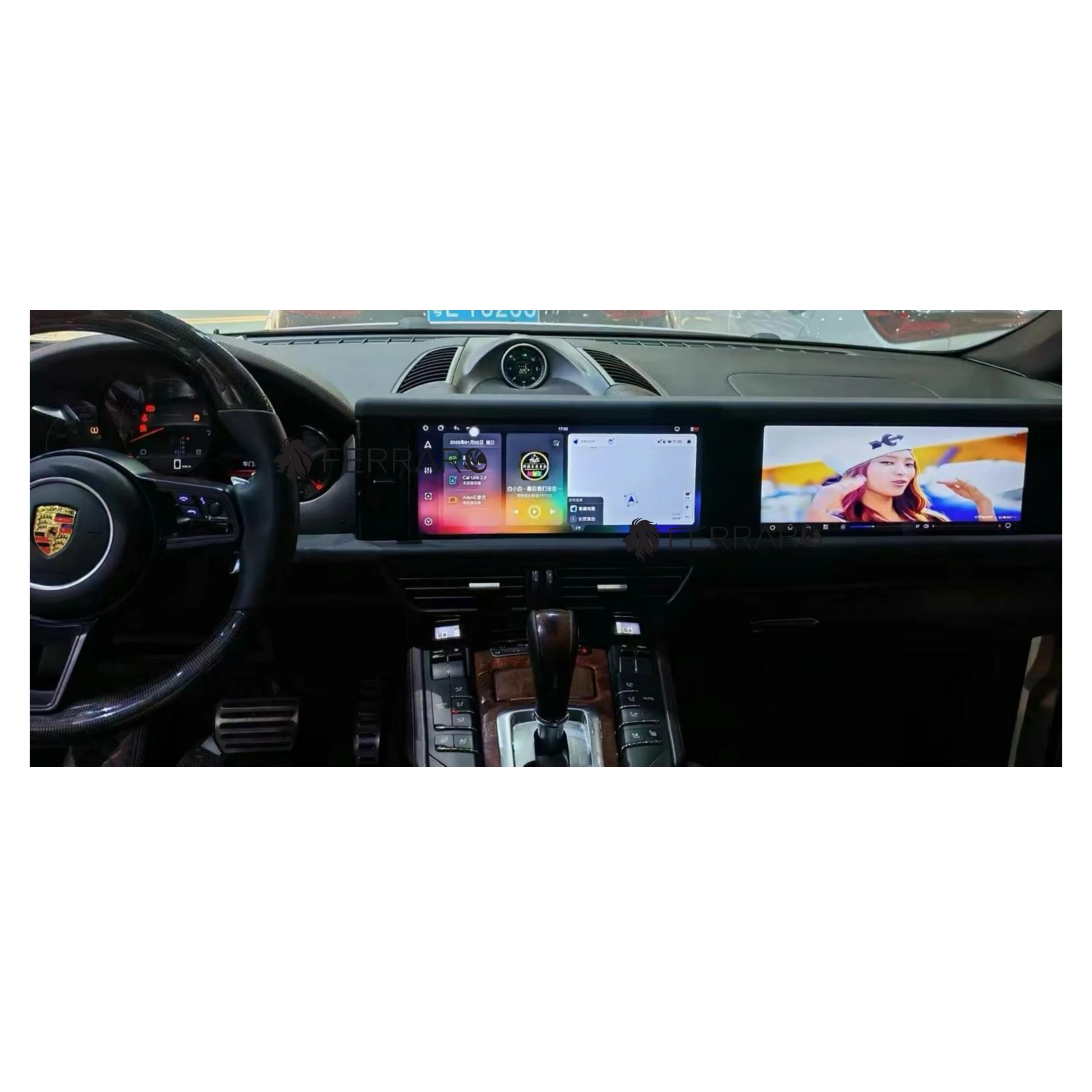 (PRENOTA) Autoradio per Porsche Cayenne 12.3" + 12.3" (2010-2017) Android, Bluetooth, CarPlay, Android Auto, 6/128GB Ram - Image 5