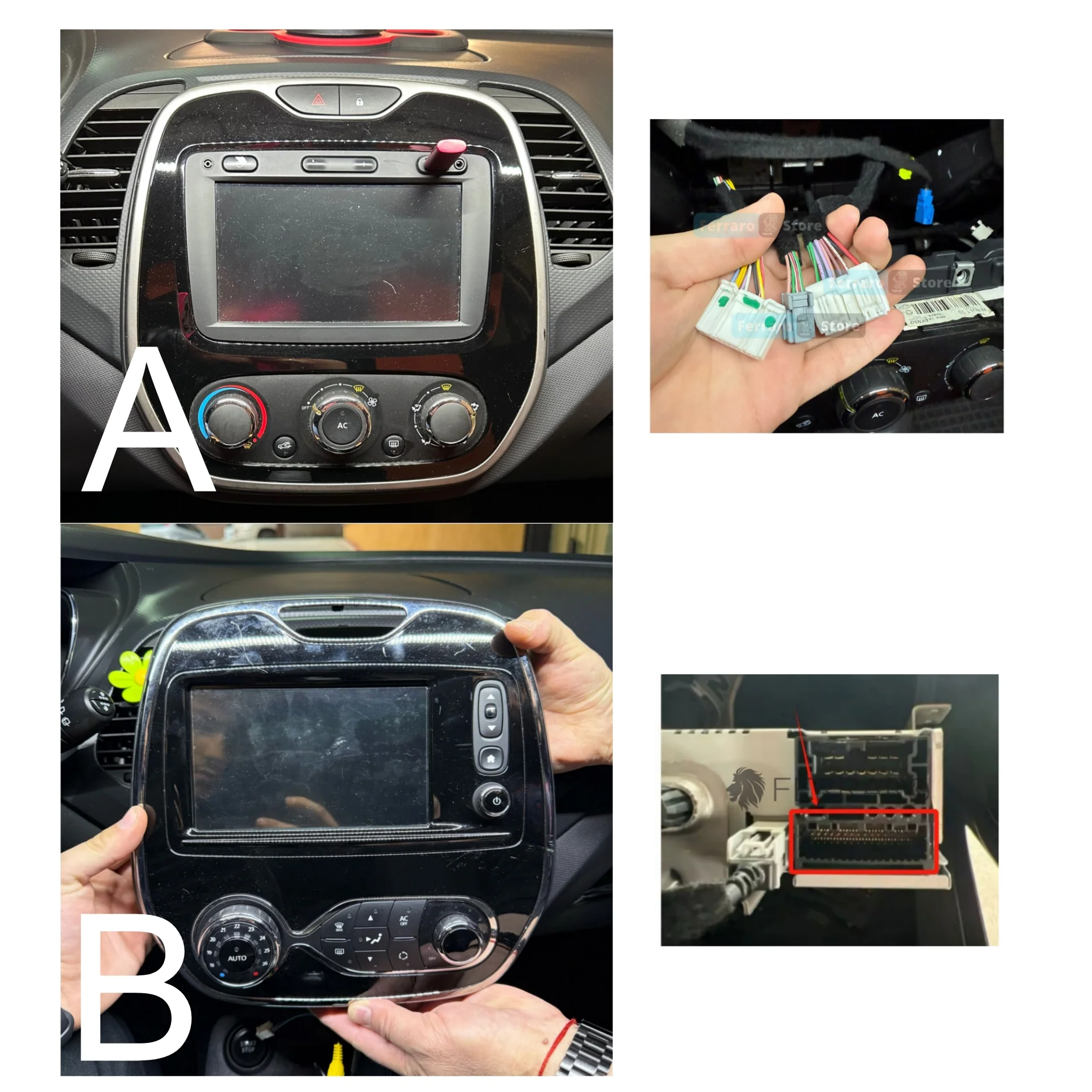 Autoradio per Renault Captur 9" (2013-2019) Android, Bluetooth, CarPlay, Android Auto, 2GB/4GB/6GB/8GB Ram - Image 4