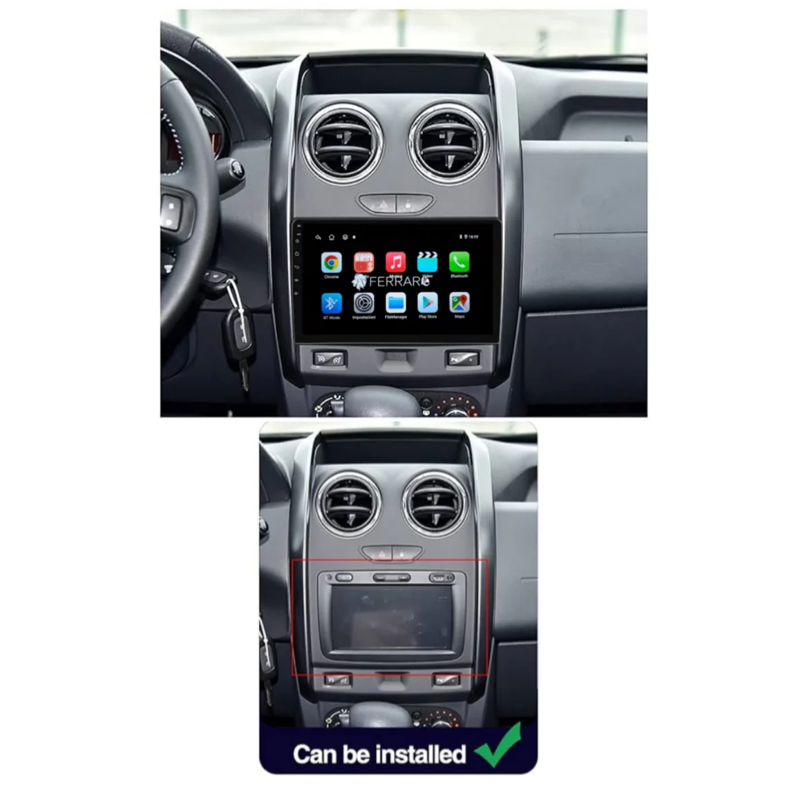 Autoradio per Dacia Duster 9" | 2018-2021 | Android | Bluetooth | CarPlay | Android Auto | 2GB/4GB/6GB/8GB Ram - Image 5
