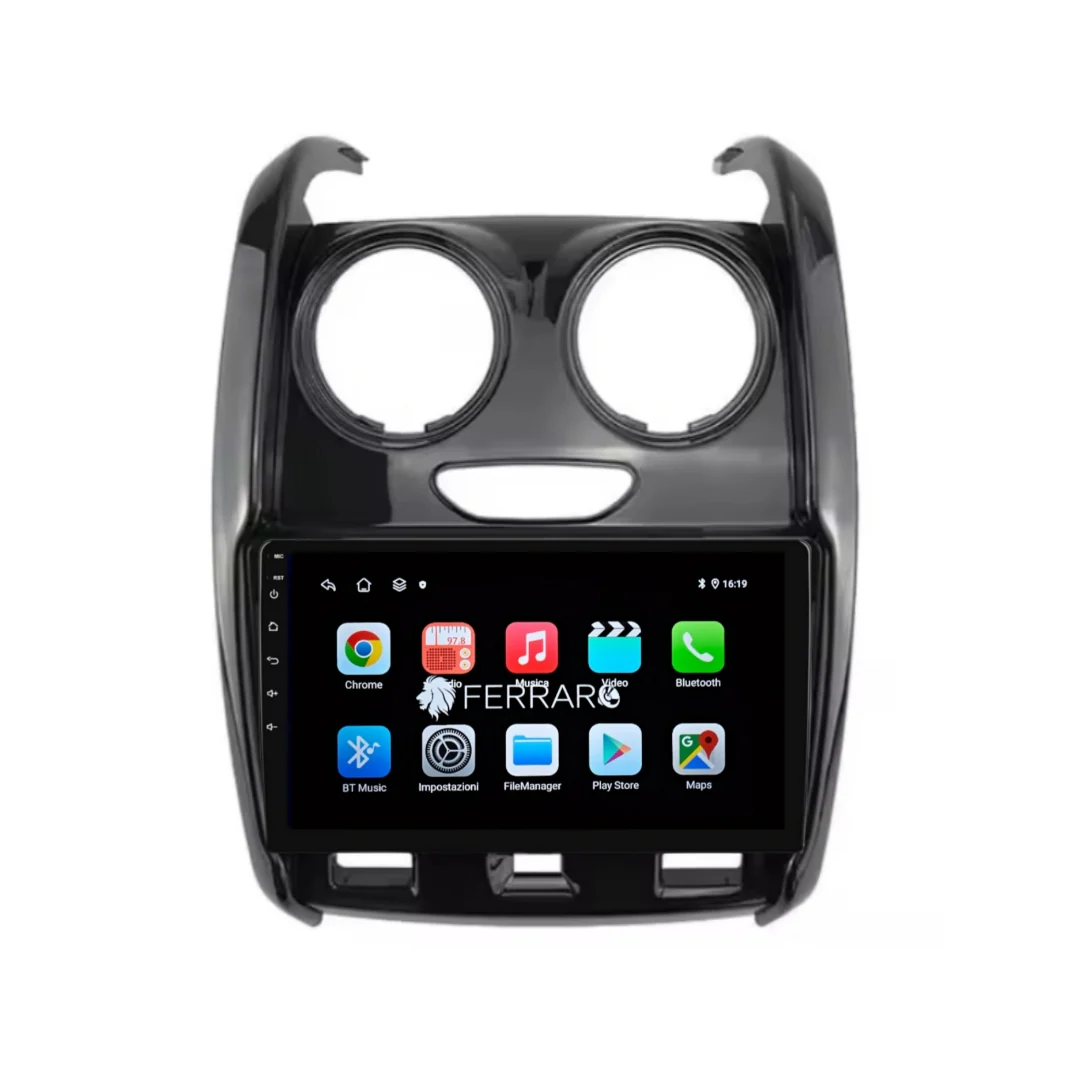 (PRENOTA) Autoradio per Renault Duster, Lada Largus 9", Android, Bluetooth, CarPlay, Android Auto, 2GB/4GB/6GB/8GB Ram