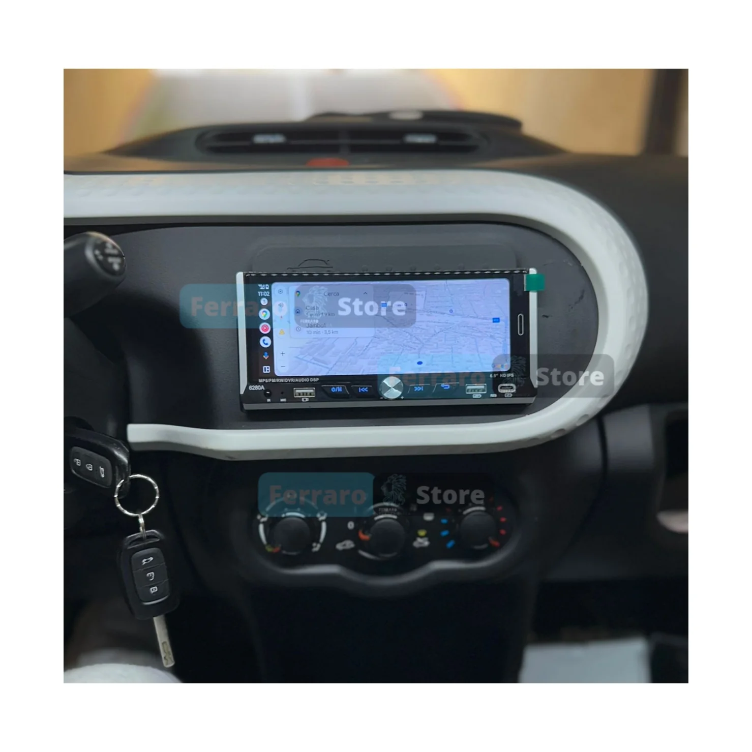 Autoradio per Renault Twingo III 6.9" (2014-2024) Android, Bluetooth, CarPlay, Android Auto, 2/32GB Ram - Image 2