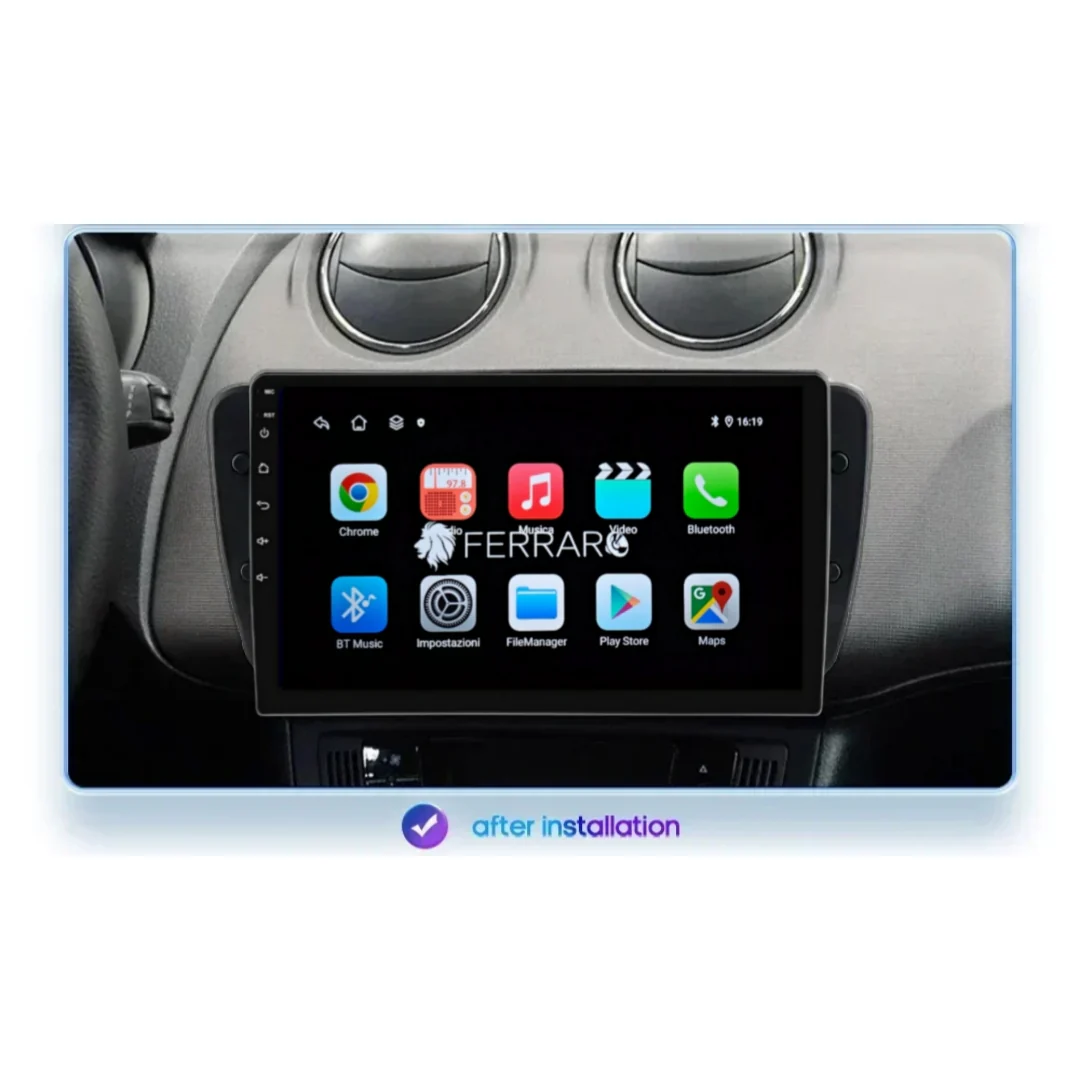 Autoradio per Seat Ibiza 6 9" (2008-2017) Android, Bluetooth, CarPlay, Android Auto, 2GB/4GB/6GB/8GB Ram - Image 4