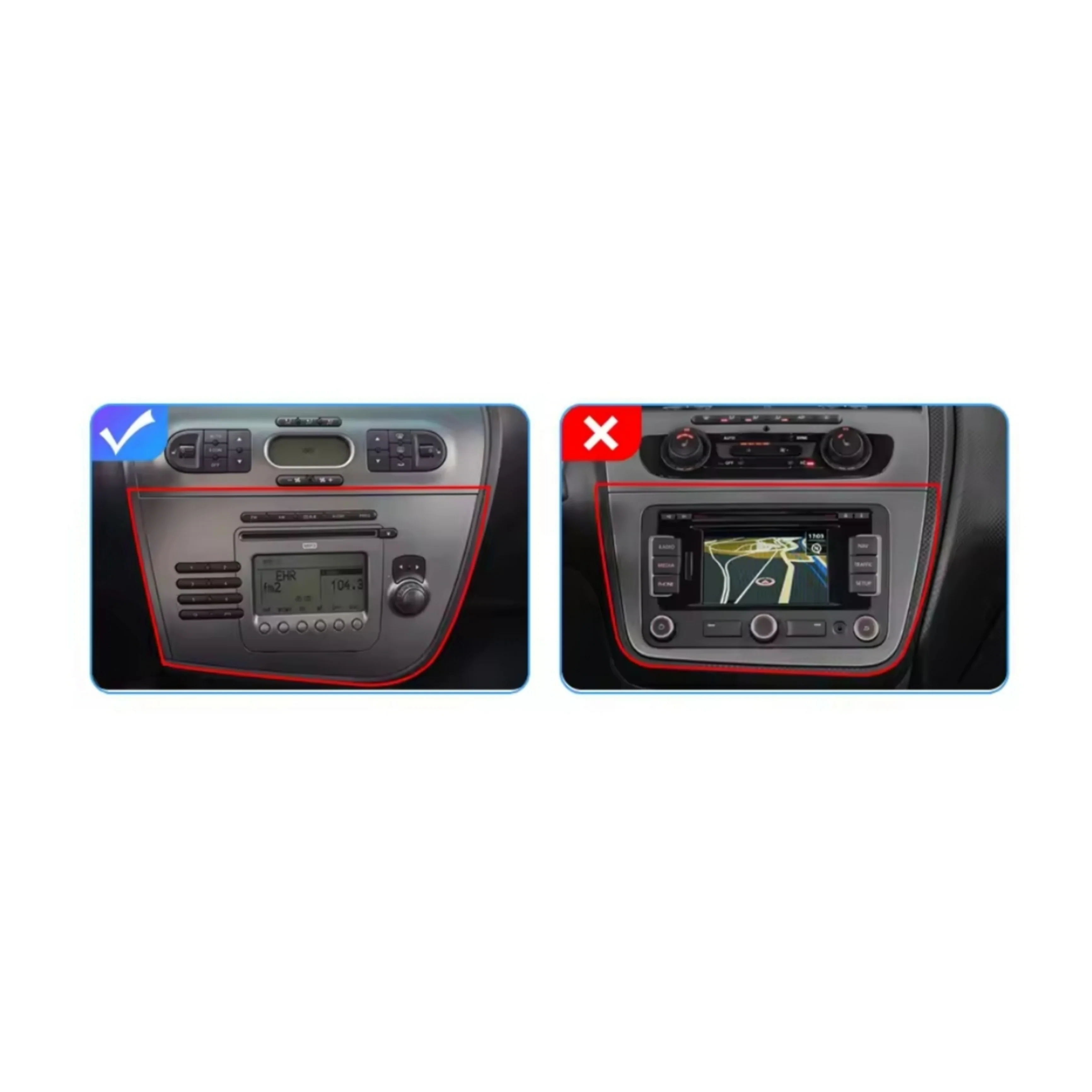 Autoradio per Seat Leon MK2 9" (2005-2012) Android, Bluetooth, CarPlay, Android Auto, 2GB/4GB/6GB/8GB Ram - Image 3