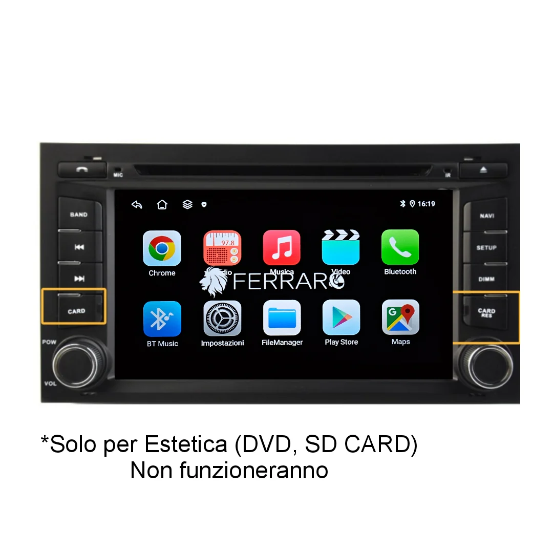 (PRENOTA) Autoradio per Seat Leon MK3, Ibiza 7" (2012-2018) Android, Bluetooth, CarPlay, Android Auto, 4GB/8GB Ram - Image 3