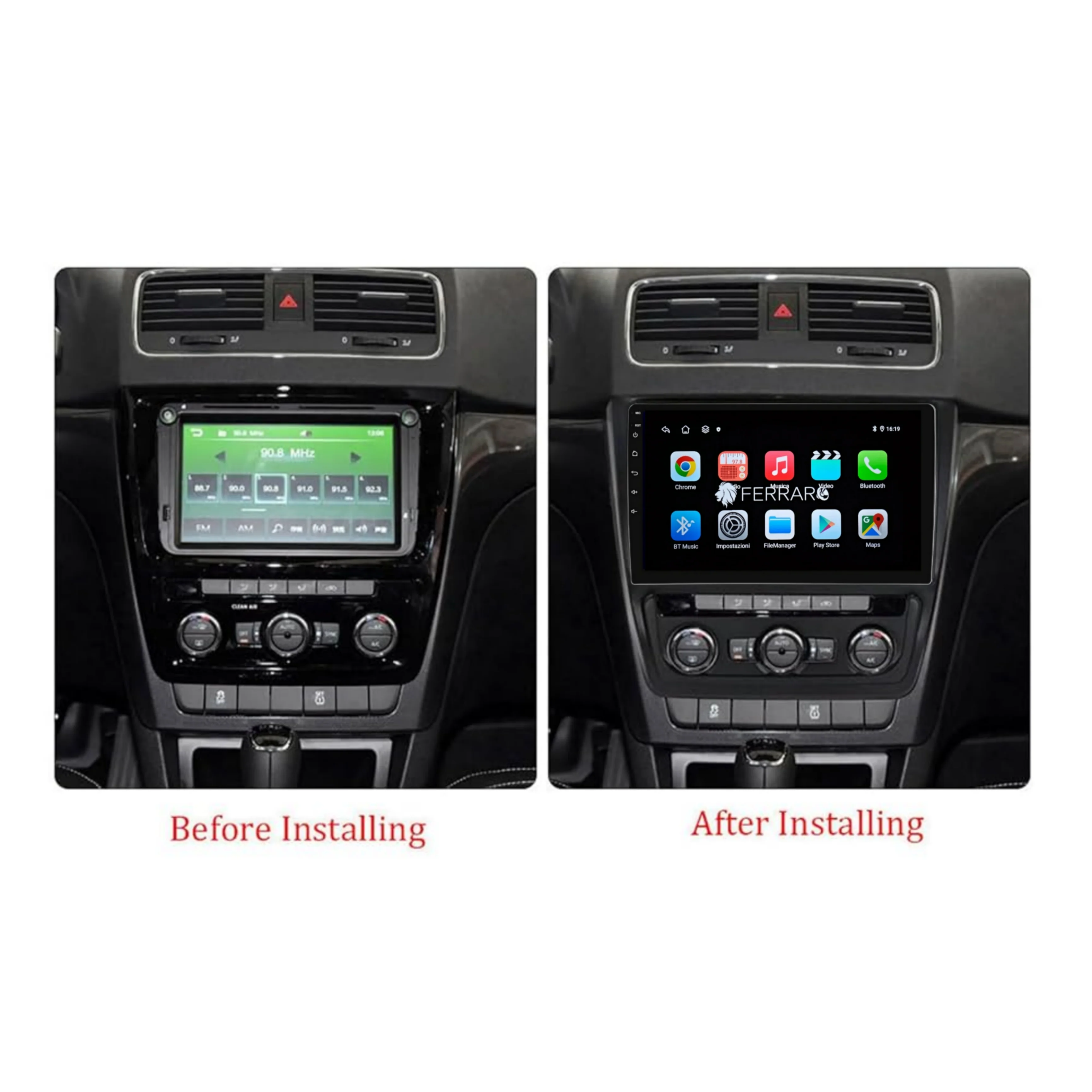 Autoradio per Skoda Yeti 5L 10.1" (2009-2014) Android, Bluetooth, CarPlay, Android Auto, 2GB/4GB/8GB Ram - Image 5