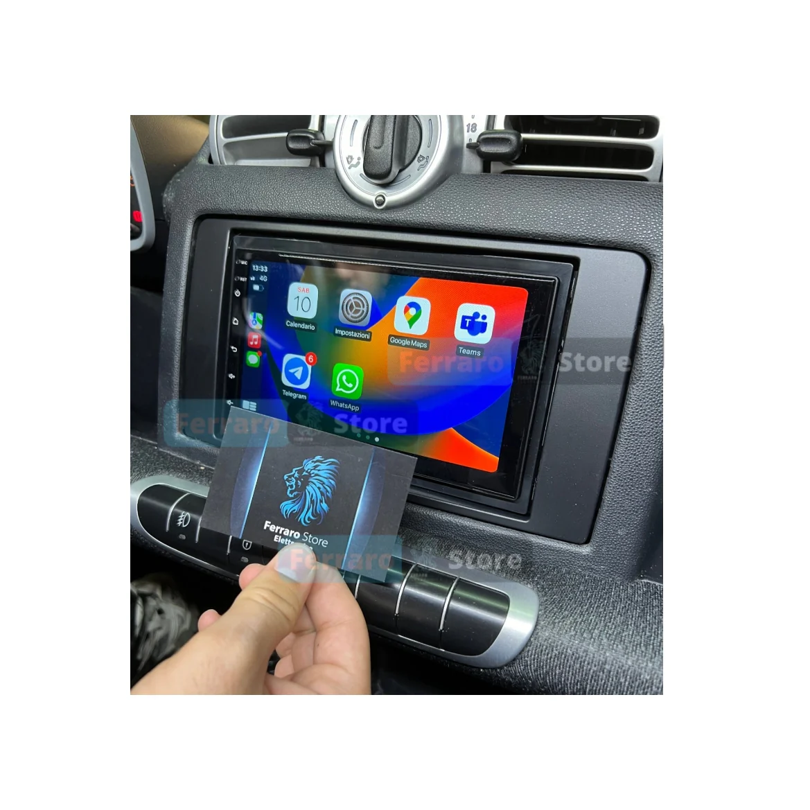 Autoradio per Smart 451 7" (2002-2015) Android, Bluetooth, CarPlay, Android Auto, 2GB/4GB/6GB/8GB Ram - Image 4