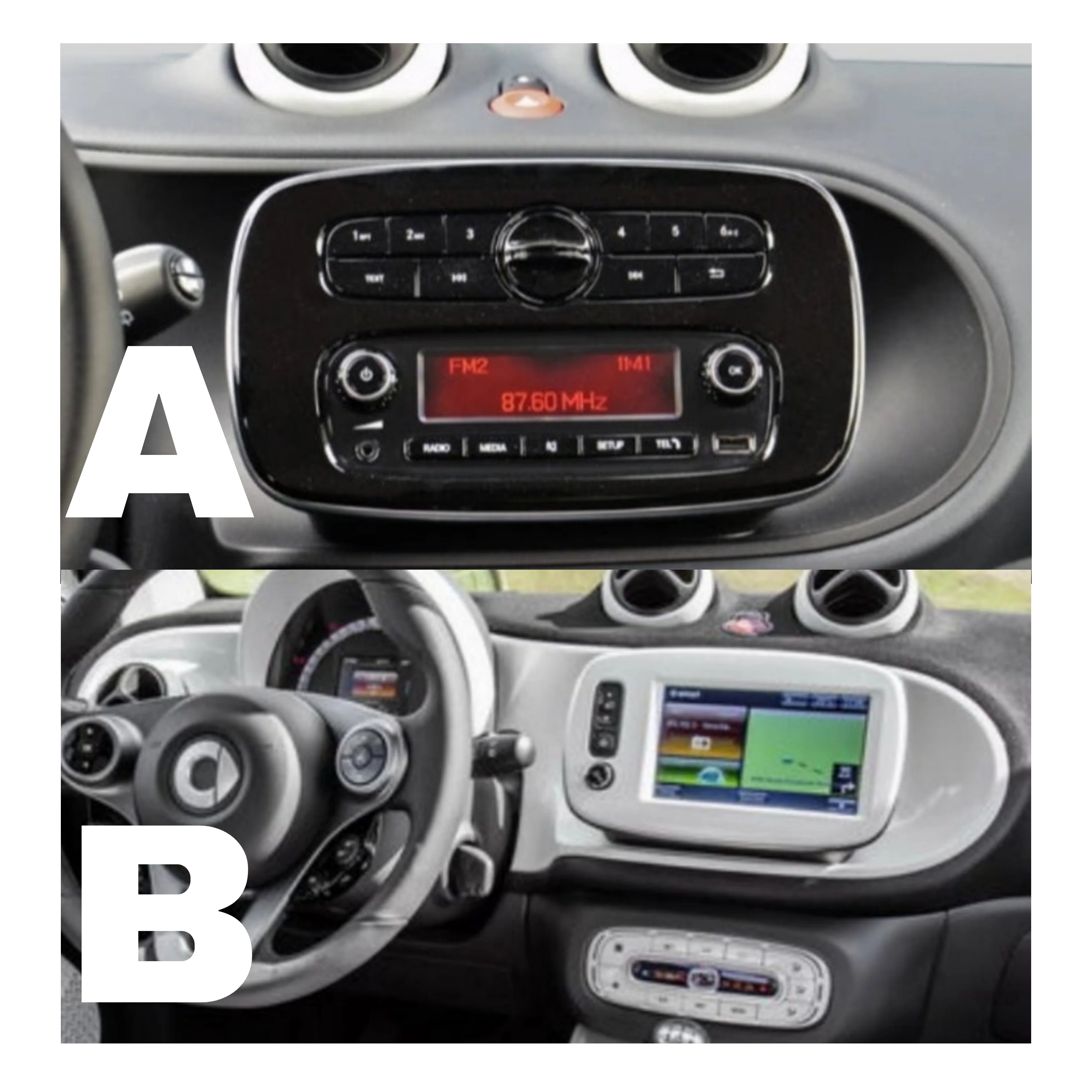 Autoradio per Smart 453 10.35" | 2014-2020 | Android | Bluetooth | CarPlay | Android Auto | 4/64GBRam - Image 2