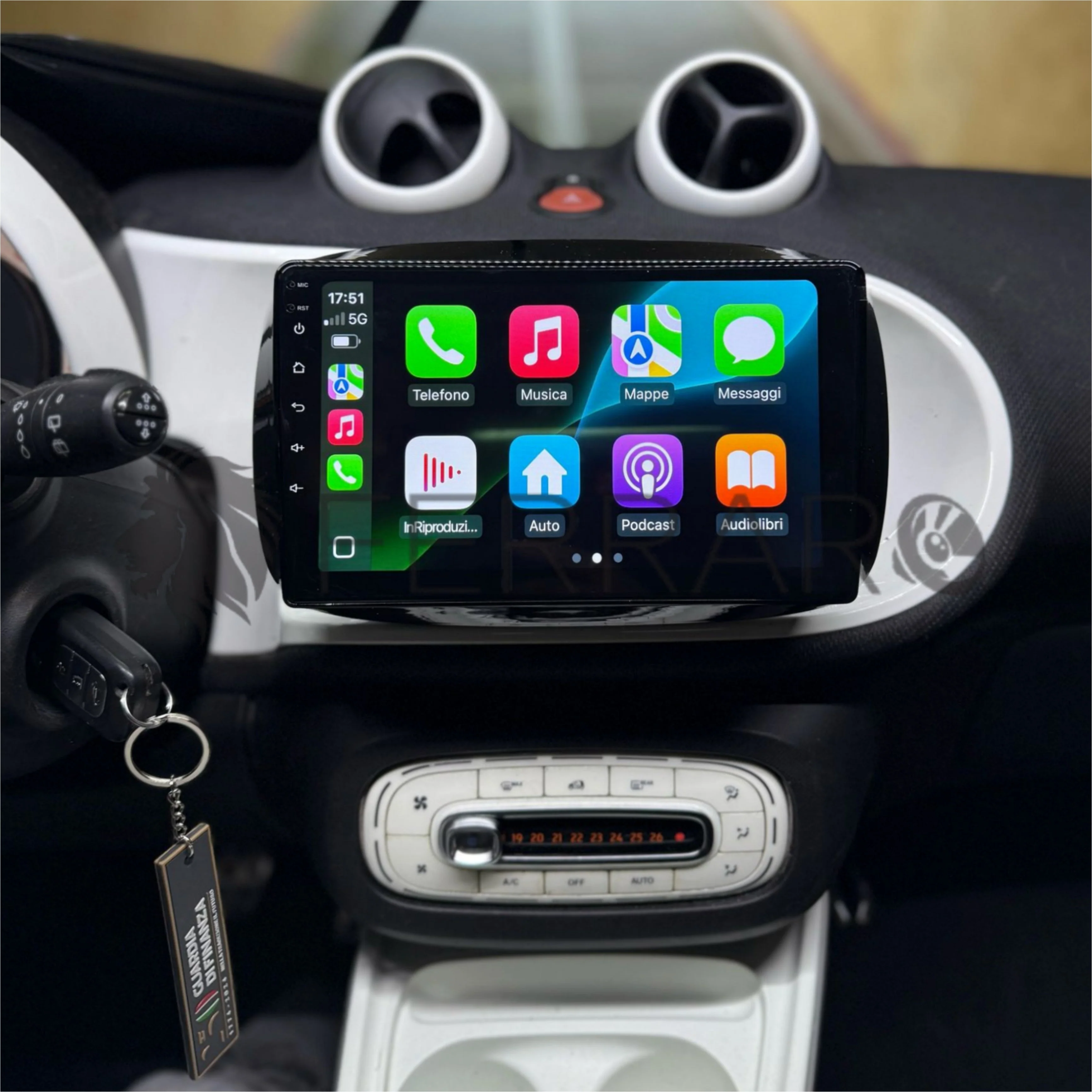 Autoradio per Smart 453 9" 2K | 2014-2020 | Android | Bluetooth | CarPlay | Android Auto | 12/256GB Ram - Image 6