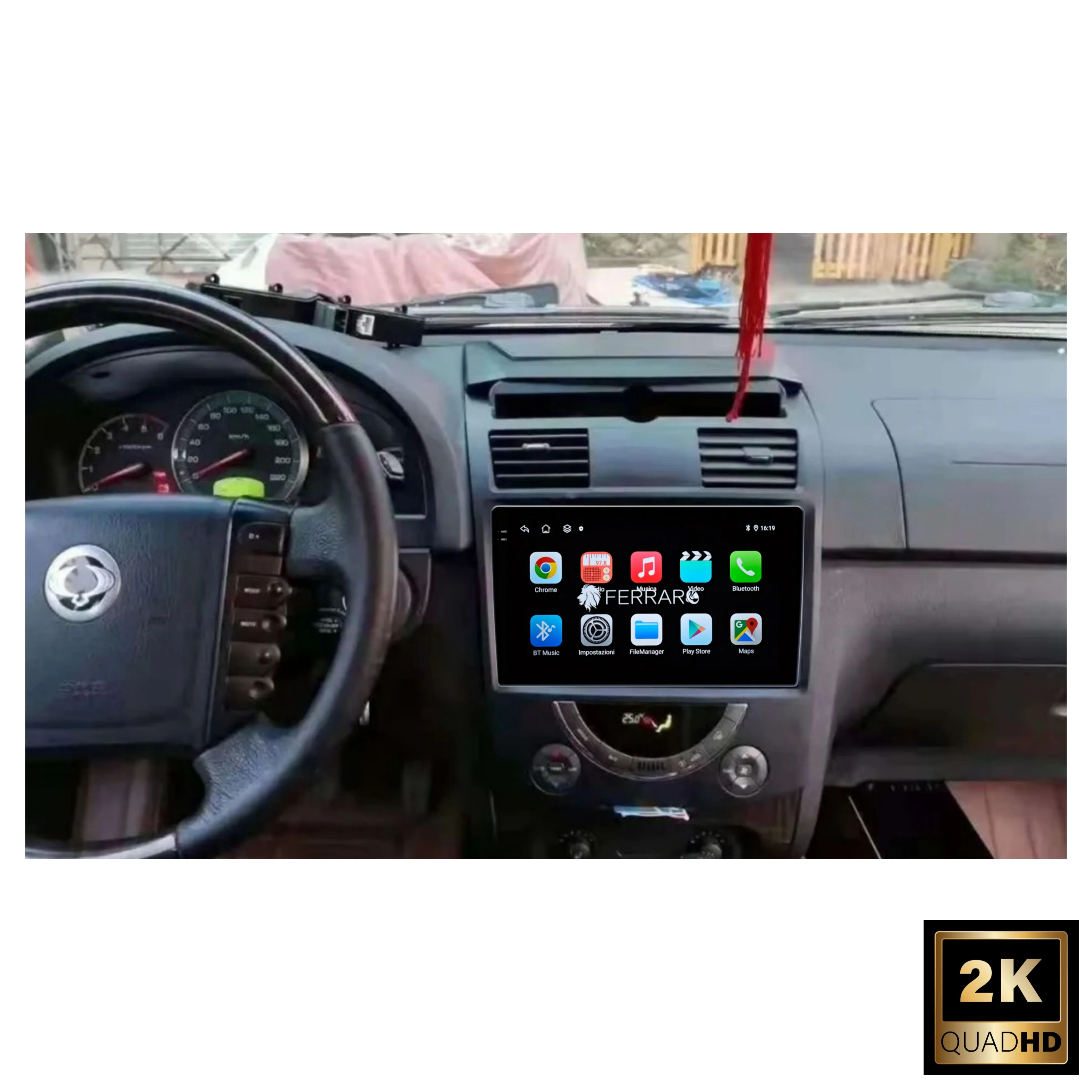 (PRENOTA) Autoradio per SsangYong RexTon 9" 2K (2006-2012) Android, Bluetooth, CarPlay, Android Auto, 12/256GB Ram - Image 4