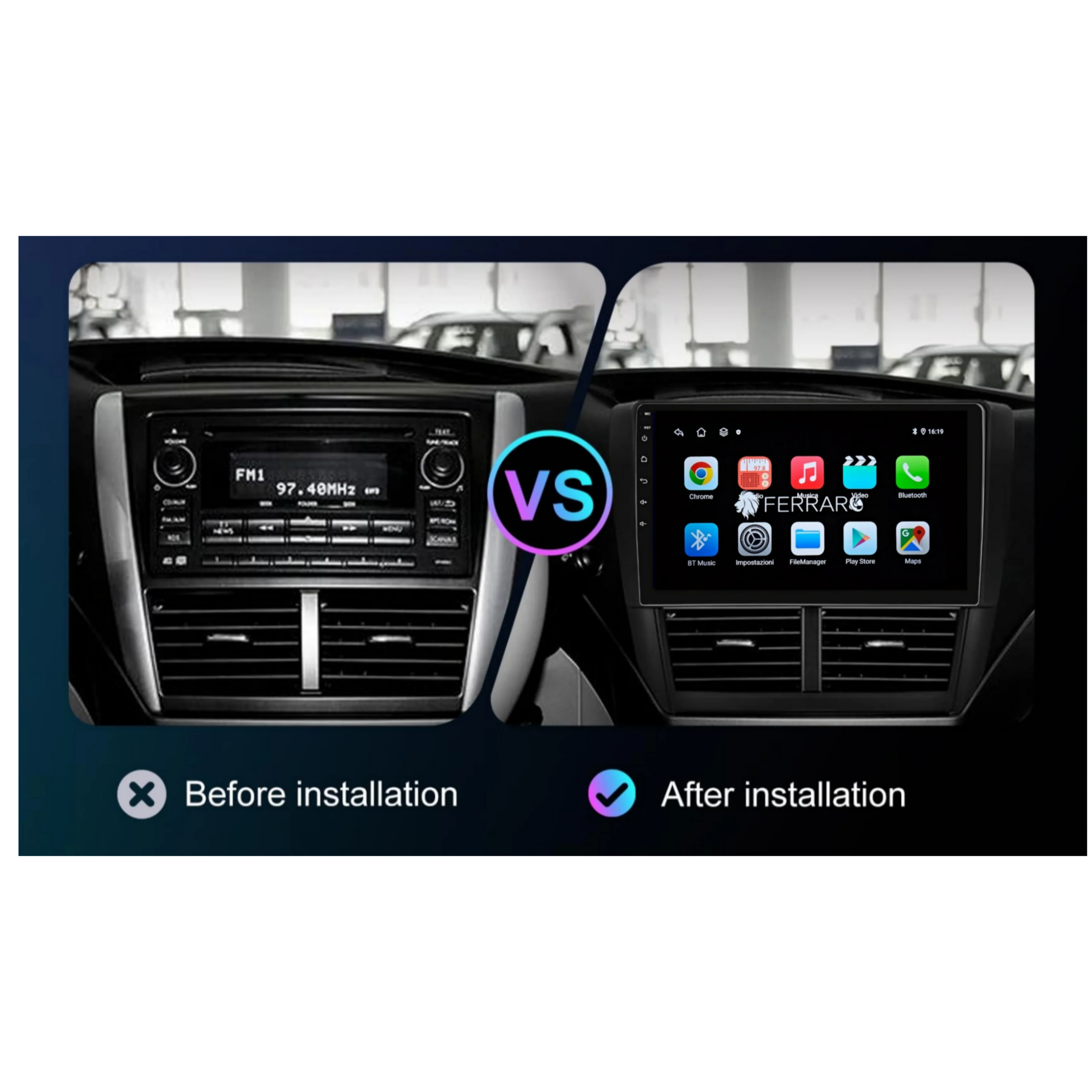 Autoradio per Subaru Forester 3 9" | 2008-2011 | Android | Bluetooth | CarPlay | Android Auto | 2GB/4GB/6GB/8GB Ram - Image 4