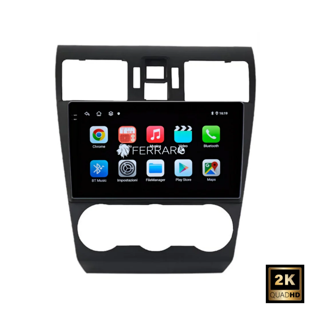 (PRENOTA) Autoradio per Subaru Forester 4, Impreza XV 9" 2K (2012-2019) Android, Bluetooth, CarPlay, Android Auto, 12/256GB Ram