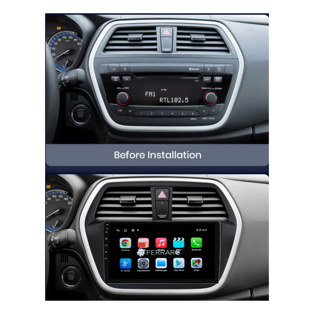 Autoradio per Suzuki SX4 S-Croos 9" (2013-2016) Android, Bluetooth, CarPlay, Android Auto 2GB/4GB/6GB/8GB Ram - Image 4