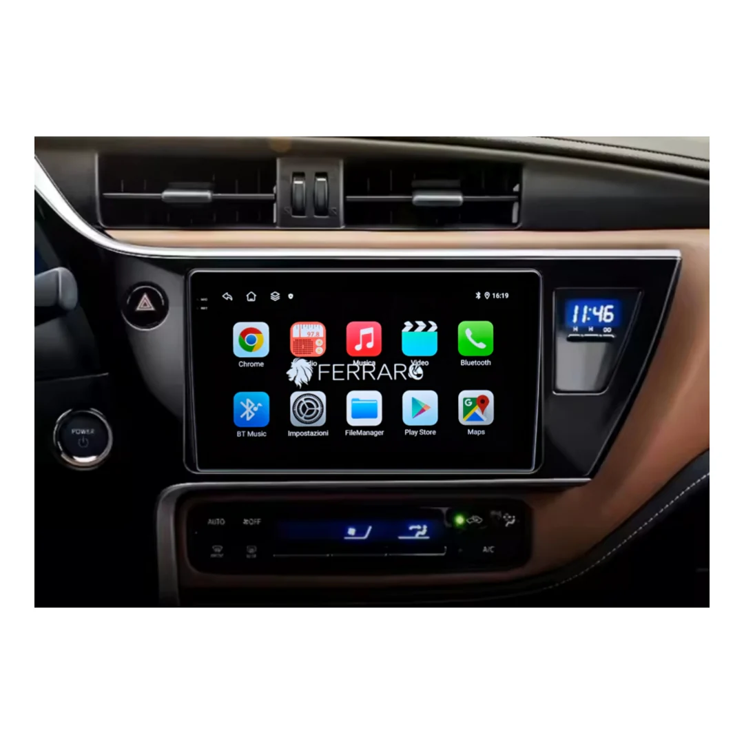 (PRENOTA) Autoradio per Toyota Corolla Auris E170-E180 9" 2K (2013-2019) Android, Bluetooth, CarPlay, Android Auto, 12/256GB Ram - Image 3