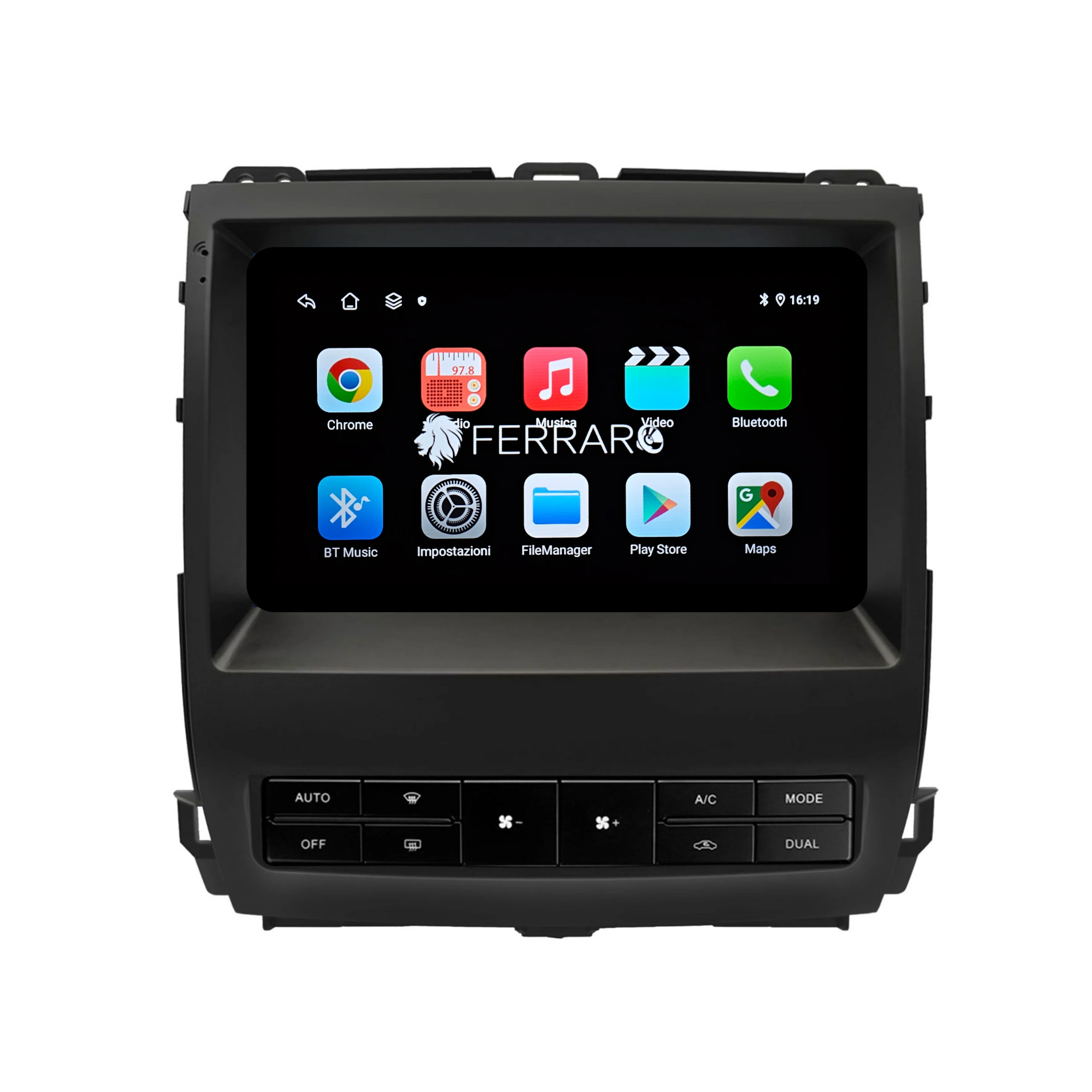 Autoradio per Toyota Land Cruiser 120 9" (2002-2009) Android, Bluetooth, CarPlay, Android Auto, 2GB/4GB/6GB/8GB Ram