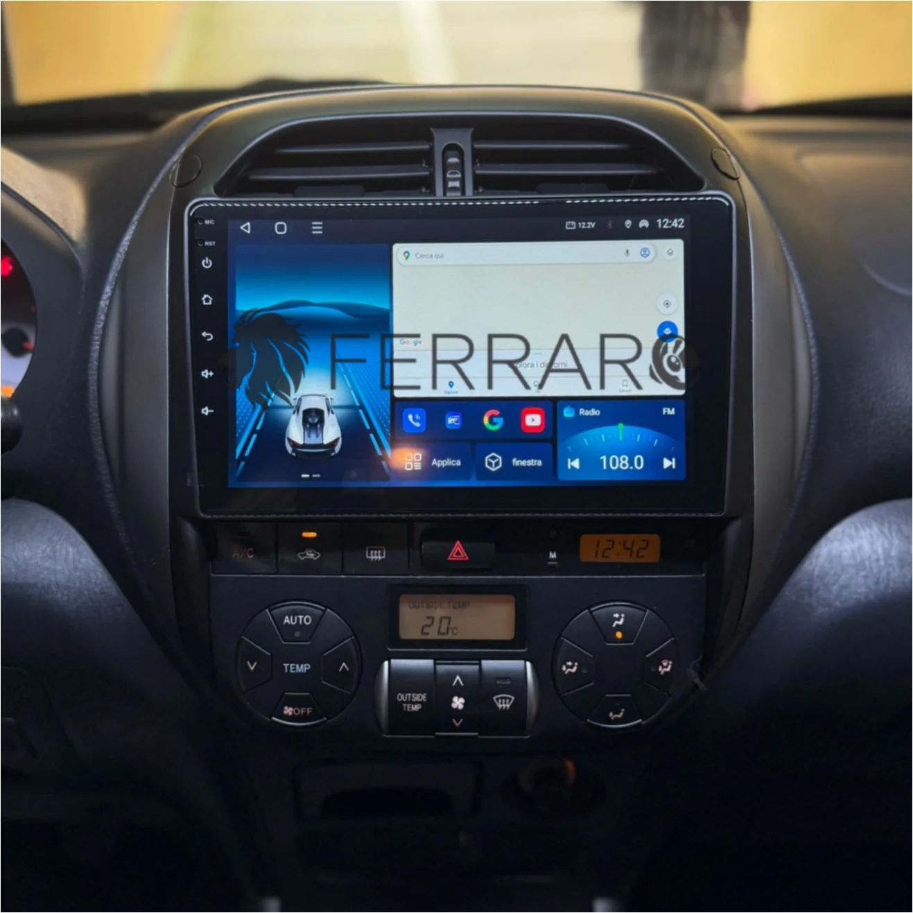 Autoradio per Toyota RAV4 9" (2000-2006) Android, Bluetooth, CarPlay, Android Auto, 2GB/4GB/6GB/8GB Ram - Image 4