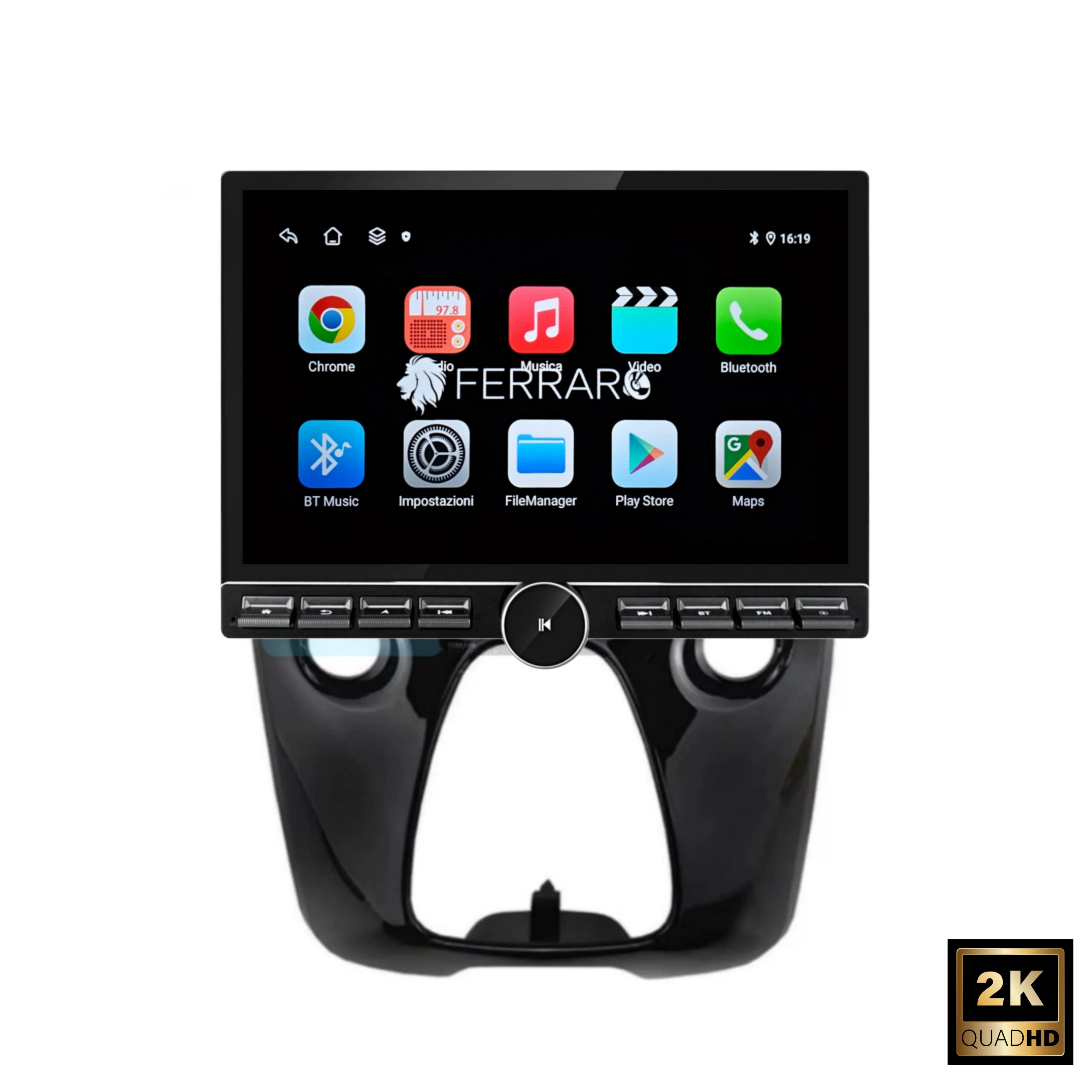 Autoradio per Toyoya Aygo, Citroen C1, Peugeot 108 11.8" 2K (2014-2022) Android, Bluetooth, CarPlay, Android Auto, 4/64GB Ram