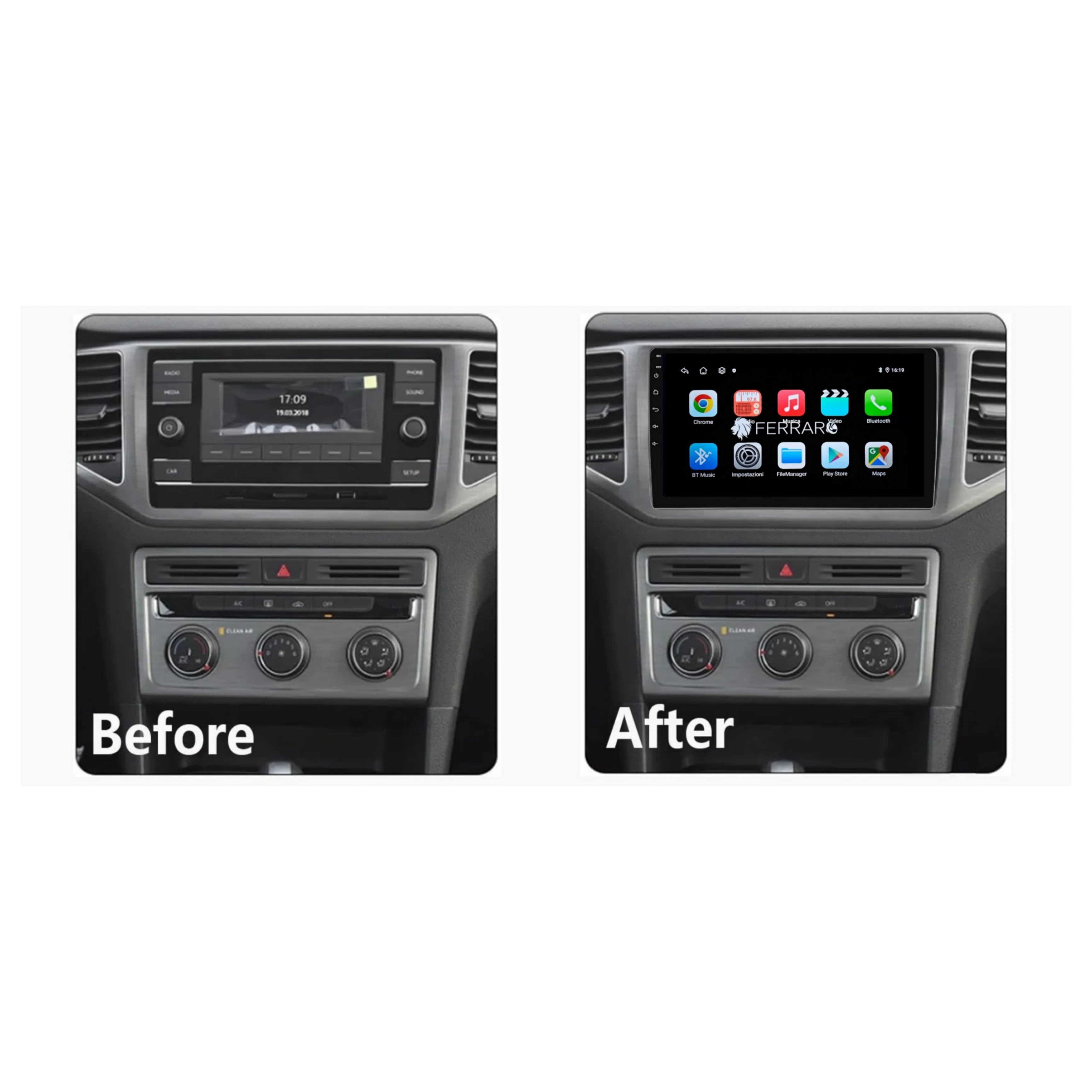 Autoradio per Volkswagen 9" (2016-2023) Android, Bluetooth, CarPlay, Android Auto, 2GB/4GB/6GB/8GB Ram - Image 4