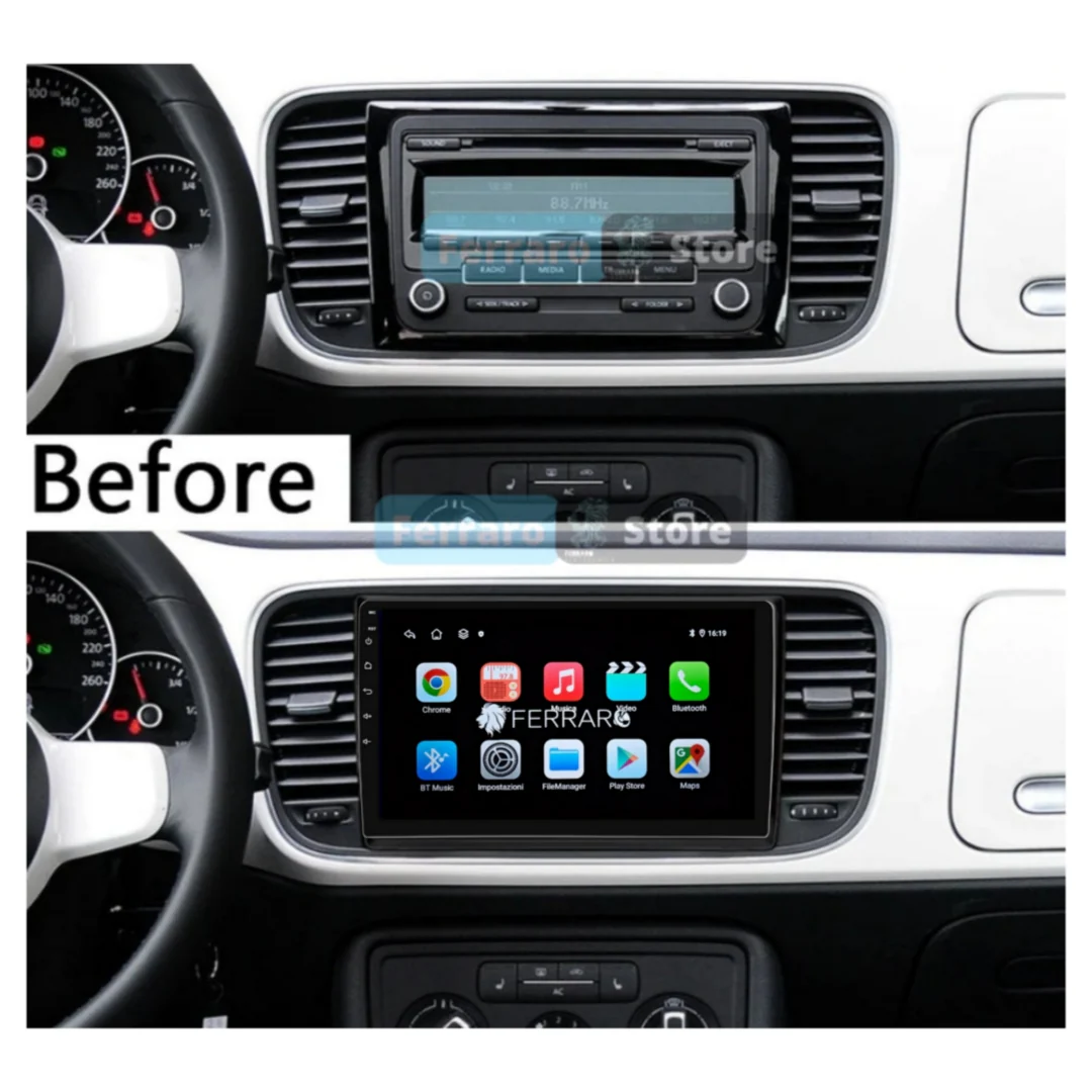 (PRENOTA) Autoradio per Volkswagen Beetle, Maggiolino 9" (2011-2019) Android, Bluetooth, CarPlay, Android Auto 2GB/4GB/6GB/8GB Ram - Image 4