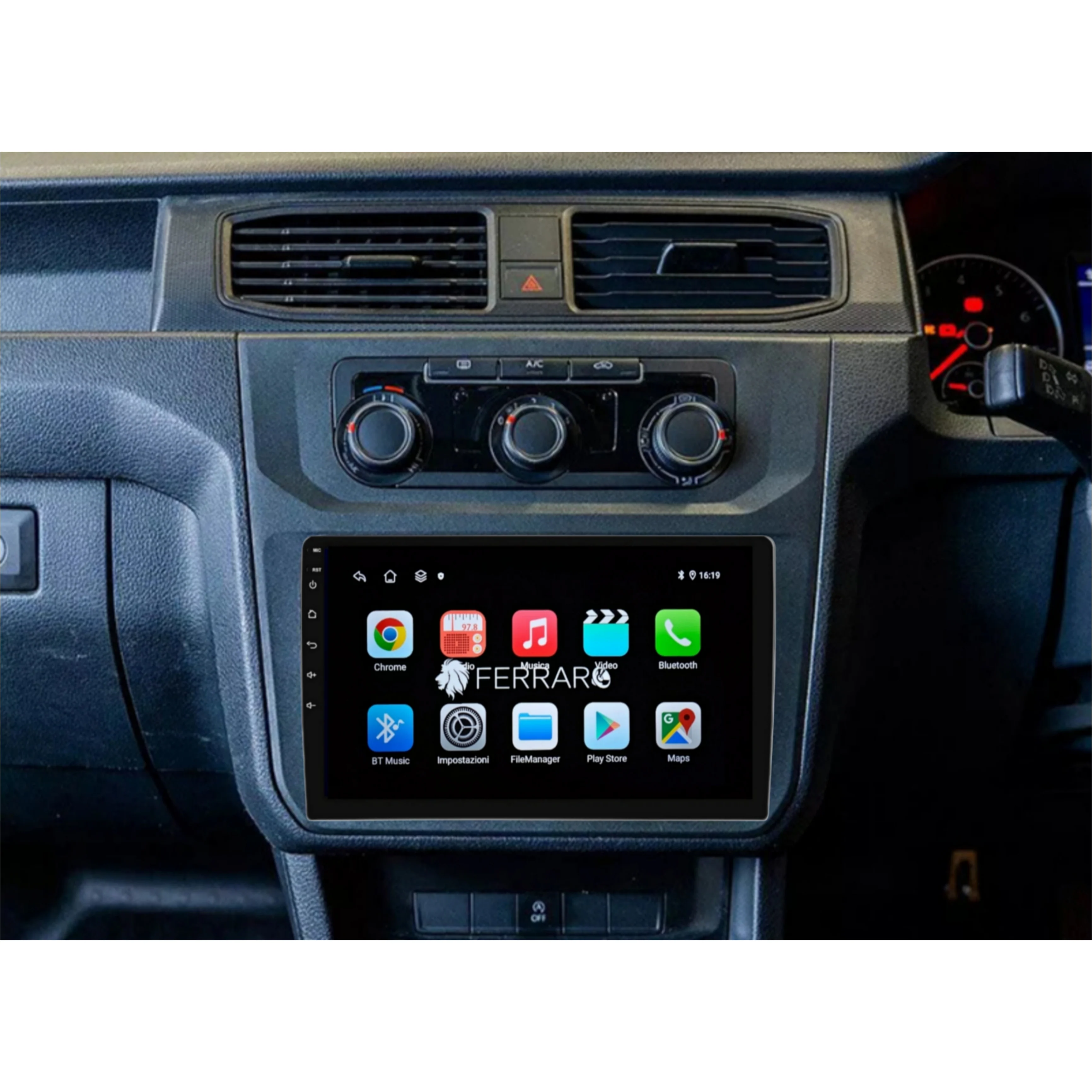 Autoradio per Volkswagen Caddy 9" (2004-2021) Android, Bluetooth, CarPlay, Android Auto 2GB/4GB/6GB/8GB Ram - Image 4