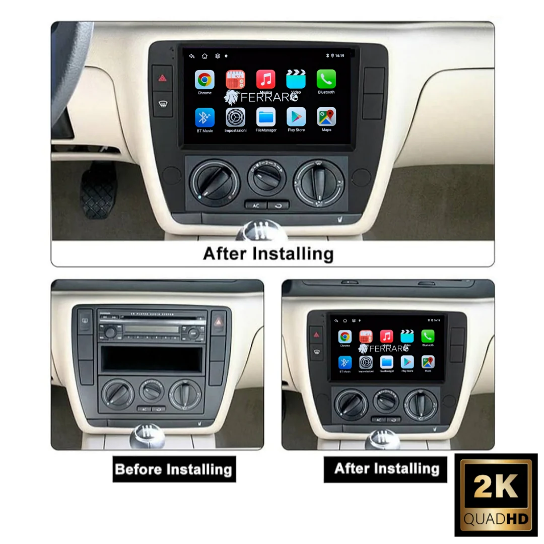 Autoradio per Volkswagen Passat B5 9" 2K | 1996-2005 | Android | Bluetooth | CarPlay | Android Auto | 12/256GB Ram - Image 3