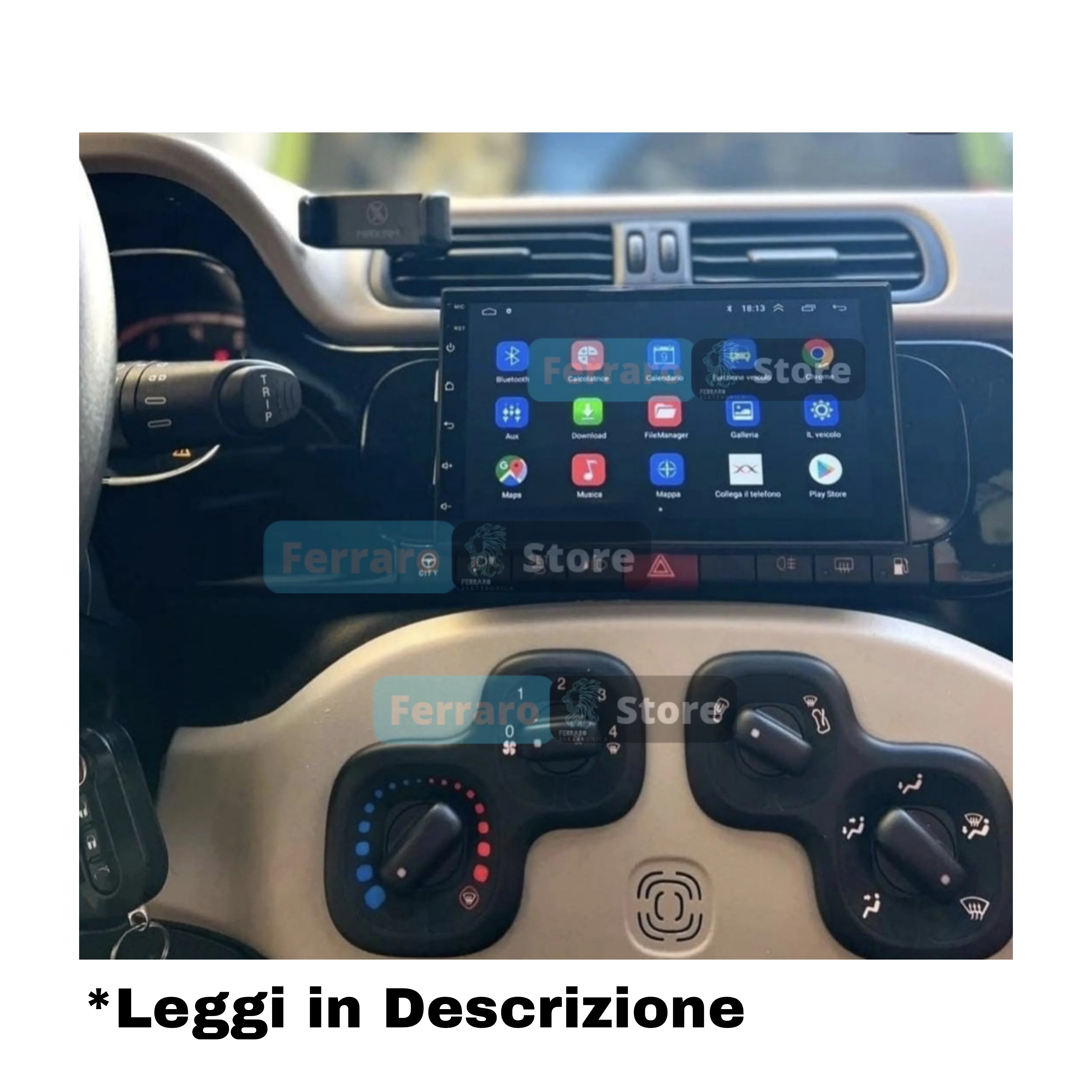 Autoradio Universale Fisso (Android) 1Din 7" Pollici, Bluetooth, CarPlay, Android Auto, 2GB/4GB/8GB Ram - Image 2