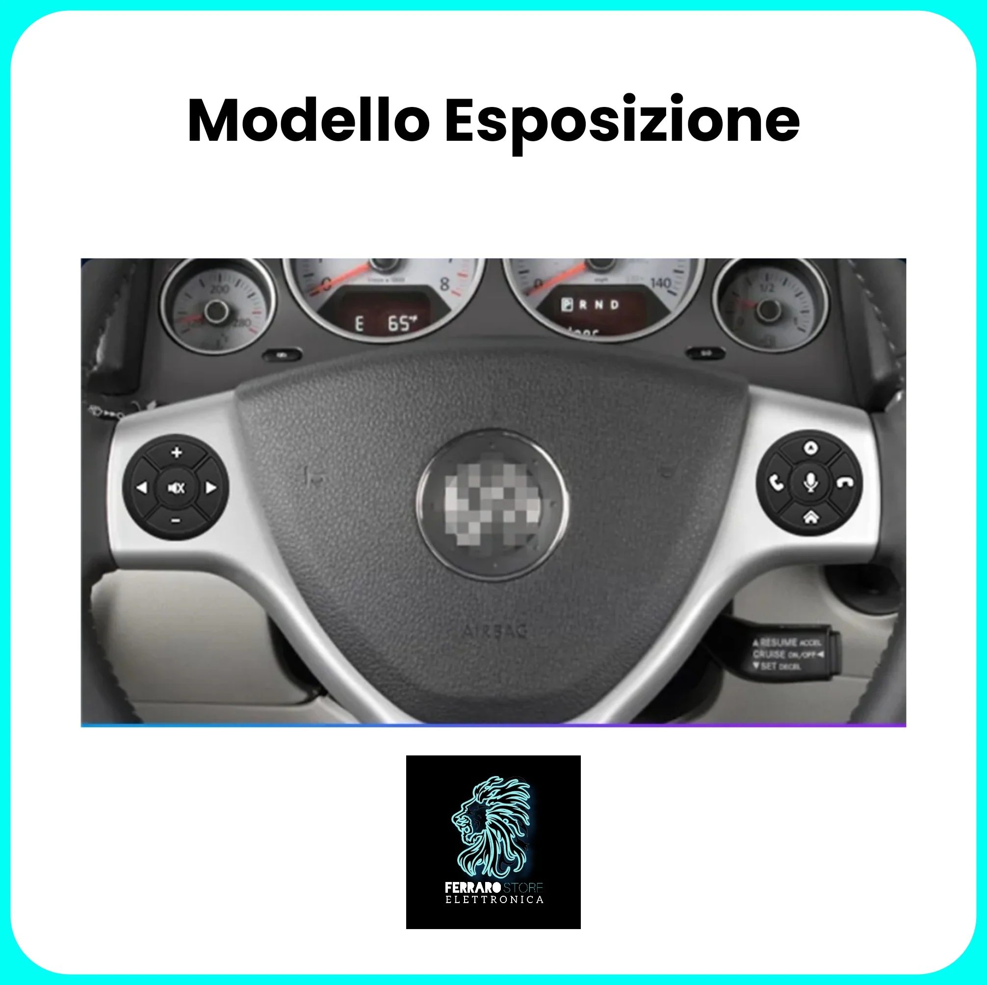 Comandi al volante, Controllo del Volante Wireless per Autoradio Universale Android, Forma di Tazza, con Luce - Image 2