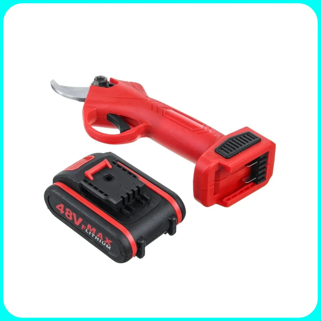Kit 2 in 1 Mini Motosega Elettrica e Forbici Cesoia Potatura, 4 Batterie, Doppia Valigetta e Completa di Accessori - Image 9