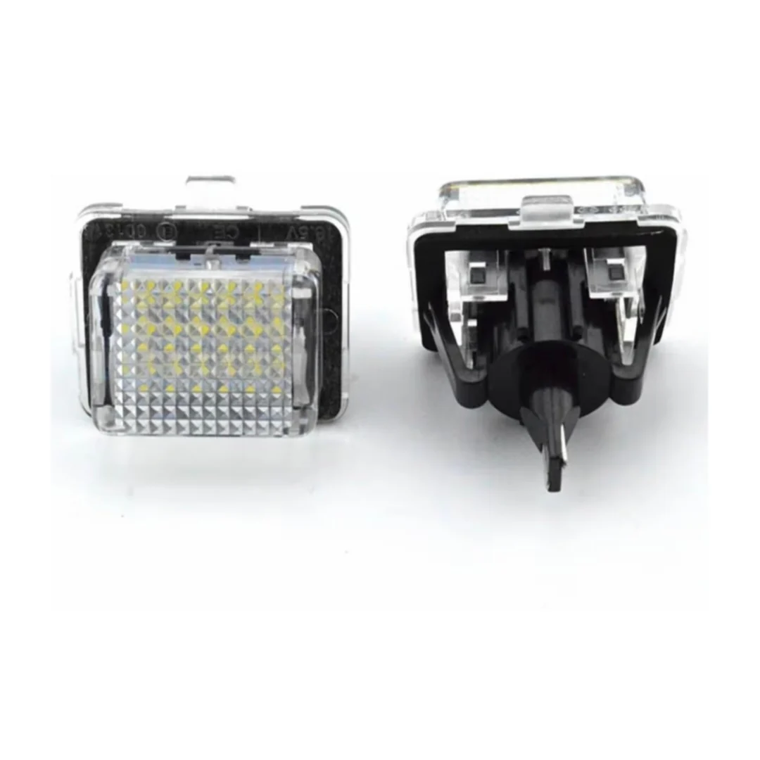 Set Luci Targa a Led per Mercedes-Benz W204, W212, C207, C216, W221 (Compatibilità in Descrizione), Plug and Play - Image 2