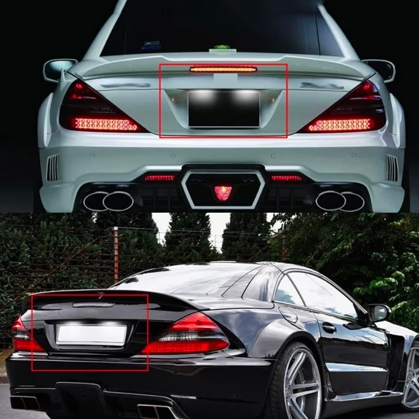 Set Luci Targa a Led per Mercedes-Benz W209, W203, R230, C209 , Plug and Play - Image 2