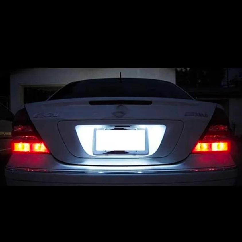Set Luci Targa a Led per Mercedes-Benz W209, W203, R230, C209 , Plug and Play - Image 3