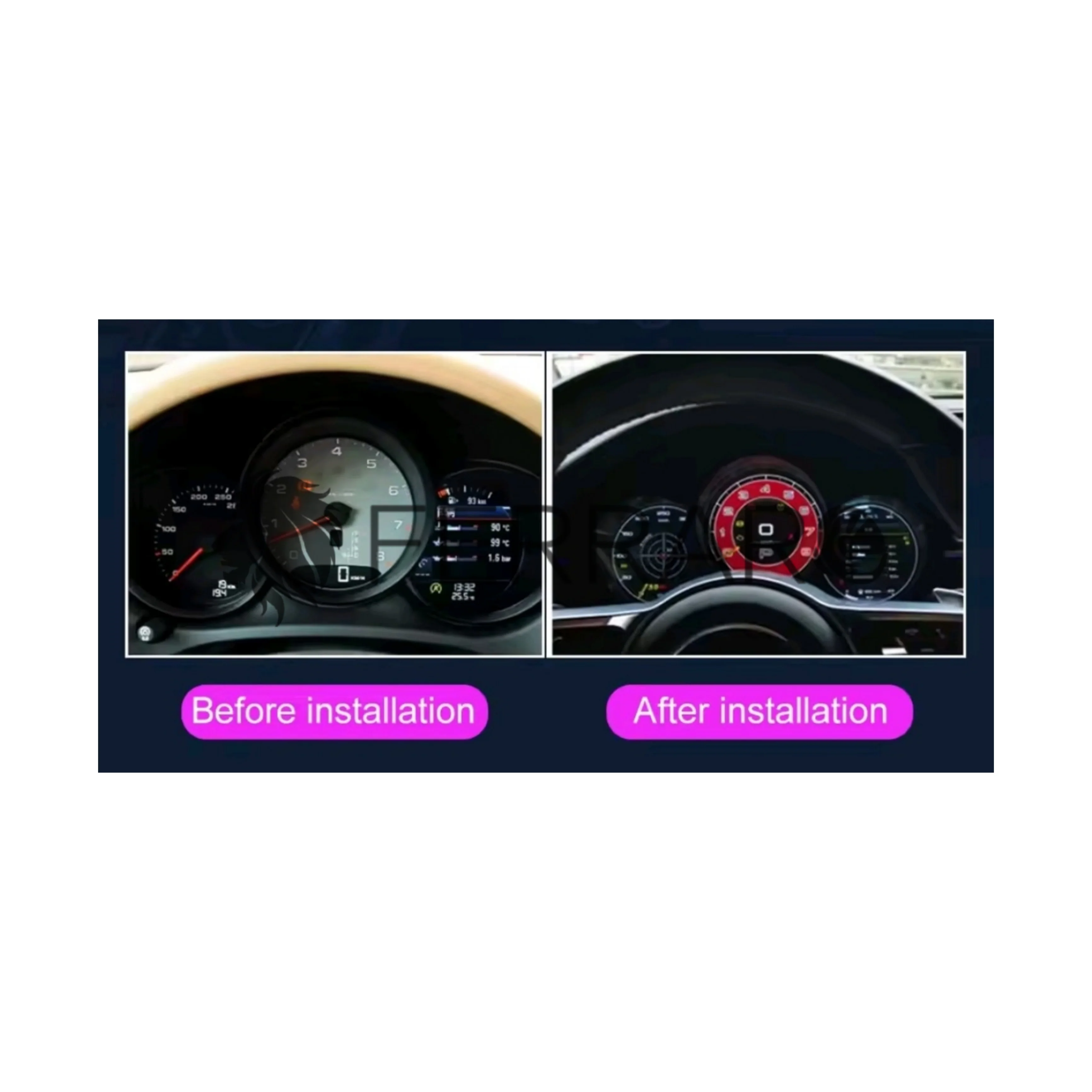 (PRENOTA) Virtual Cockpit 12.3" per Porsche Macan (2014-2018), HD Ultra, CarPlay e Android Auto - Image 3