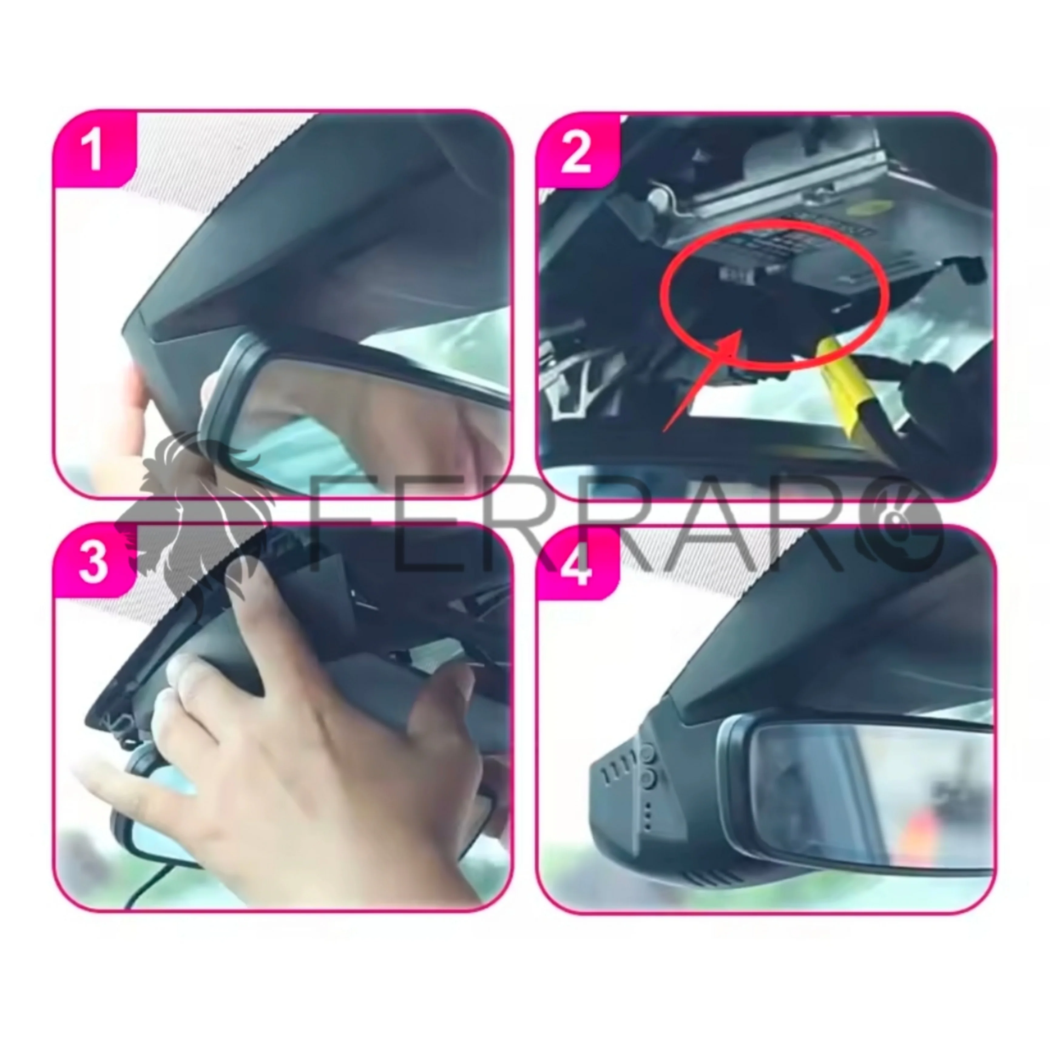 (PRENOTA) Dashcam per Volkswagen, Seat, Skoda (Compatibilità in Descrizione) Ultra HD, Controllo da APP, 170º - Image 3