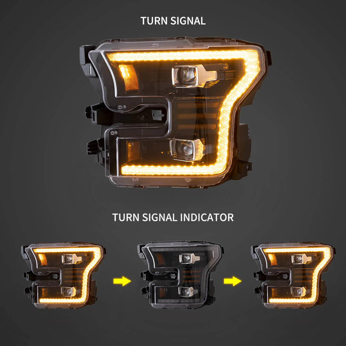 (PRENOTA) Fanali Anteriore Completo per Ford F150 13ª Serie (2015-2017) a LED - Image 3