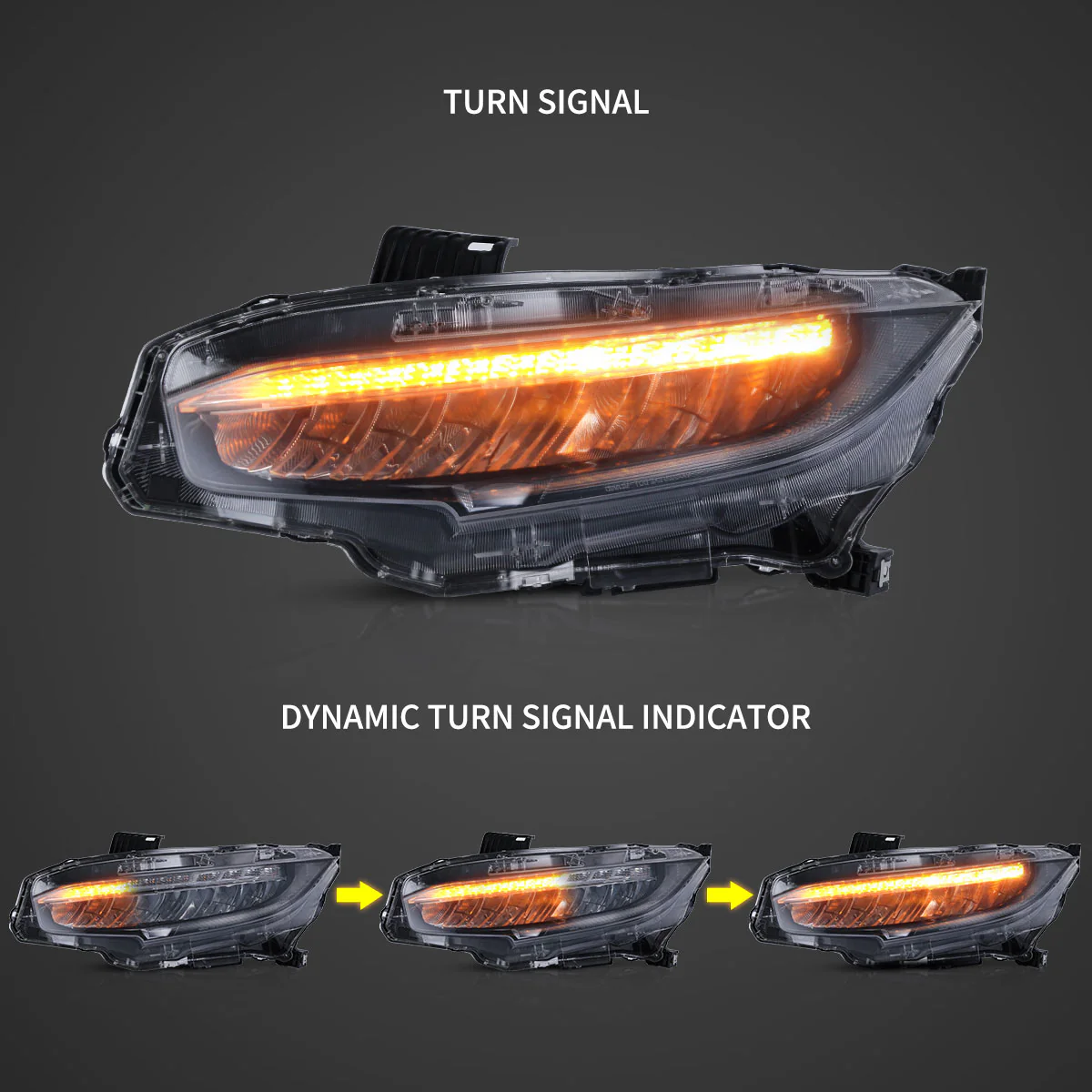 (PRENOTA) Fanali Anteriore Completo per Honda Civic 10ª (2016-2021) a LED - Image 2