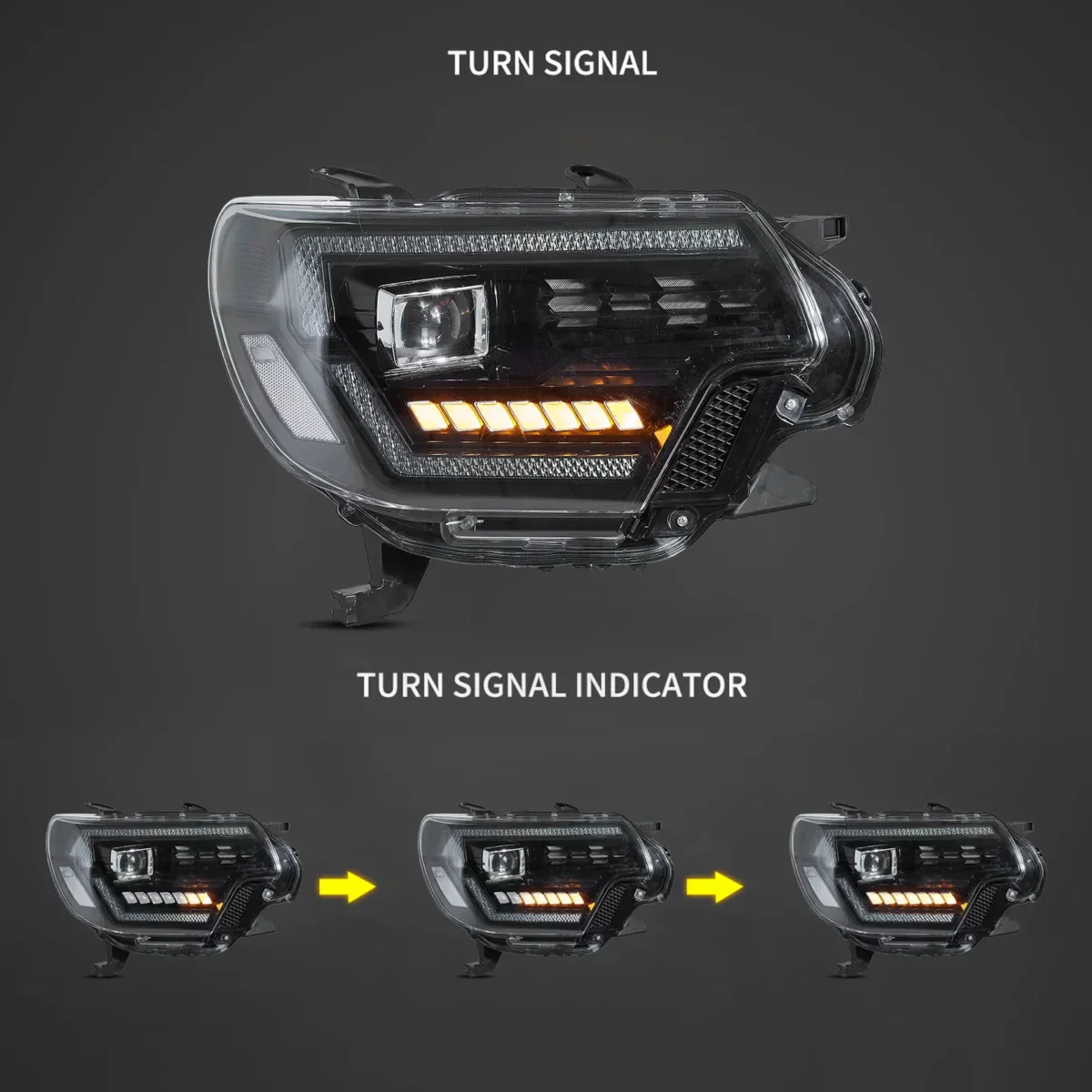 (PRENOTA) Fanali Anteriore Completo per Toyota Tacoma (2012-2015) a LED - Image 2