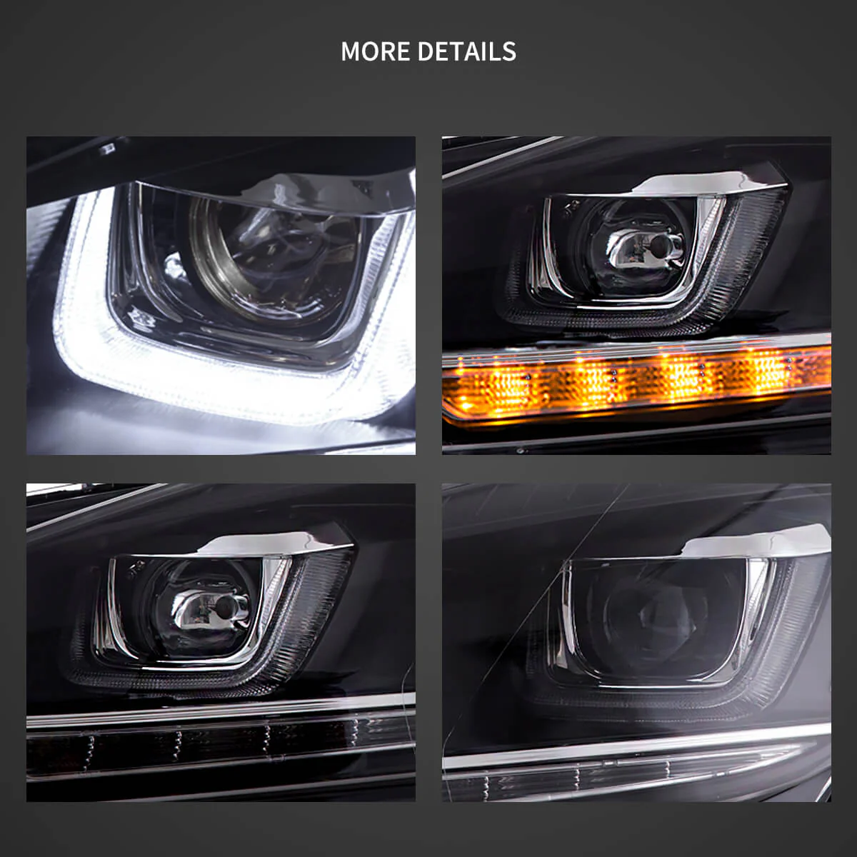 (PRENOTA) Fanali Anteriore Completo per Volkswagen Golf VI, MK6 (2008-2012) a LED - Image 4