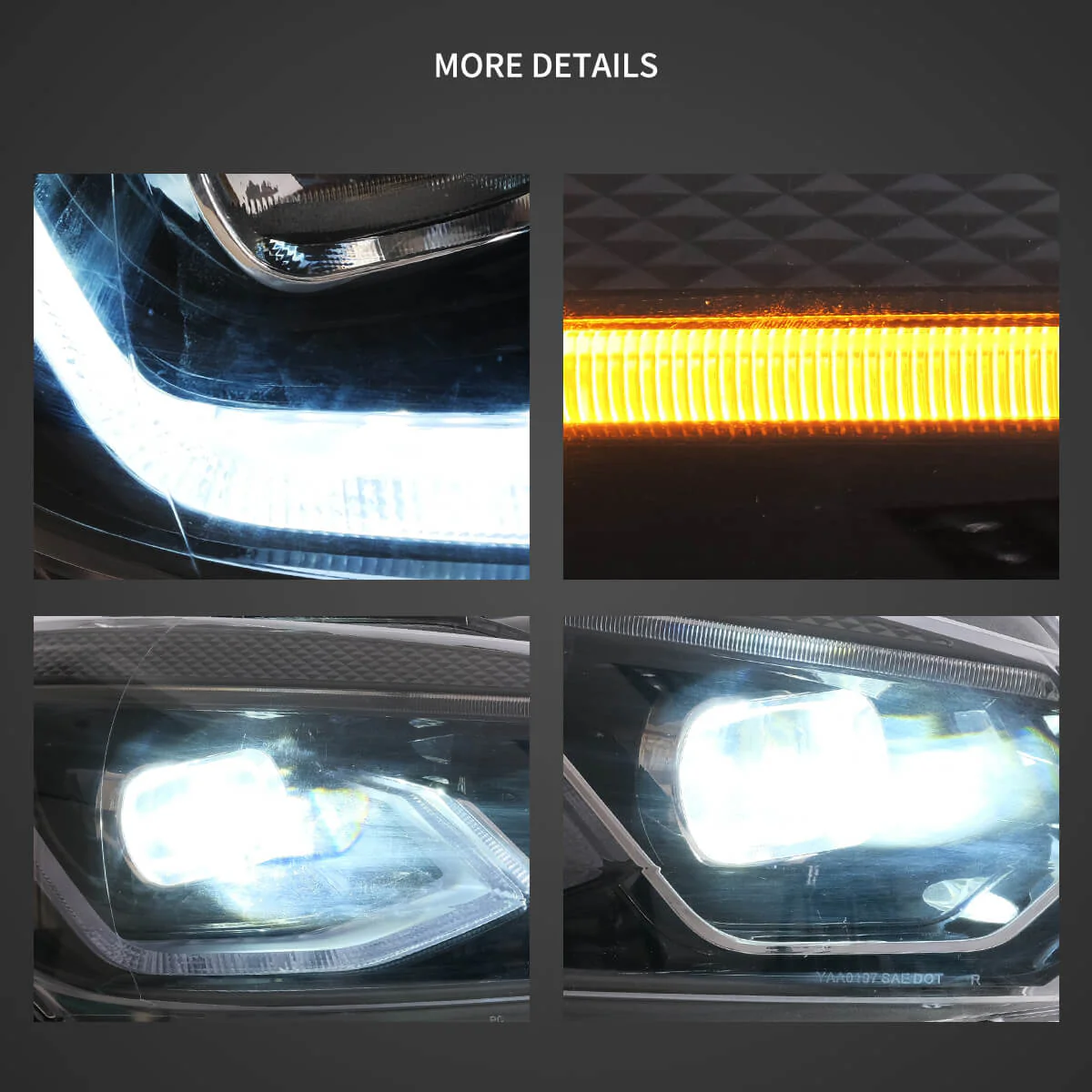(PRENOTA) Fanali Anteriore Completo per Volkswagen Golf VI, MK6 (2008-2012) a LED - Image 4