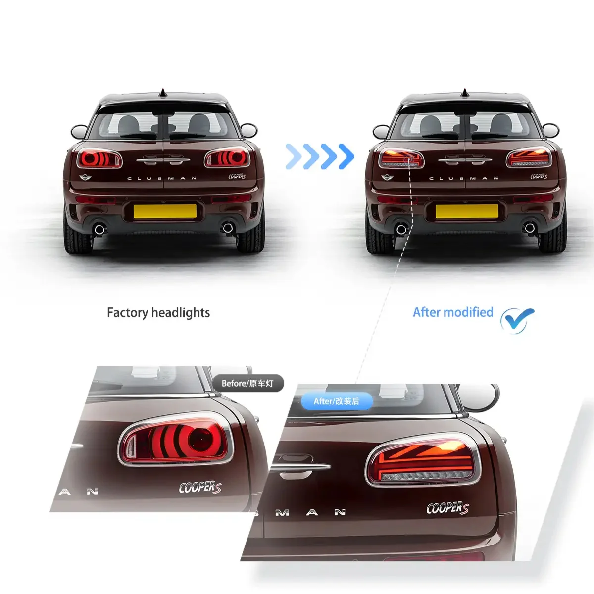 (PRENOTA) Fanali Posteriore Completo per BMW Mini Clubman F54 (2015-2024) a LED - Image 3