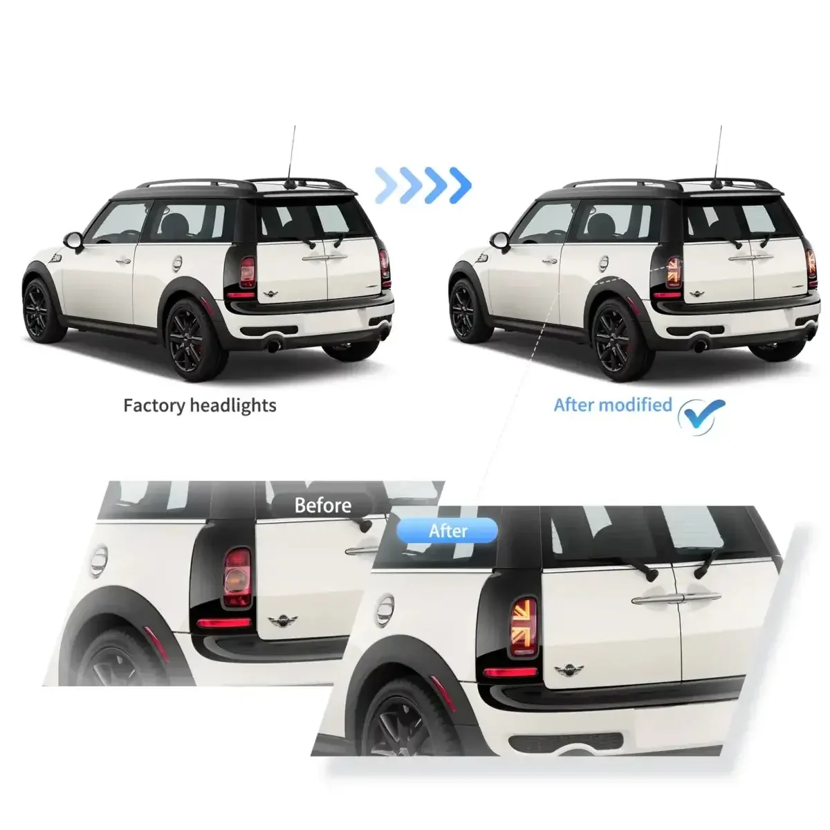(PRENOTA) Fanali Posteriore Completo per BMW Mini Clubman R55 (2007-2014) a LED - Image 4