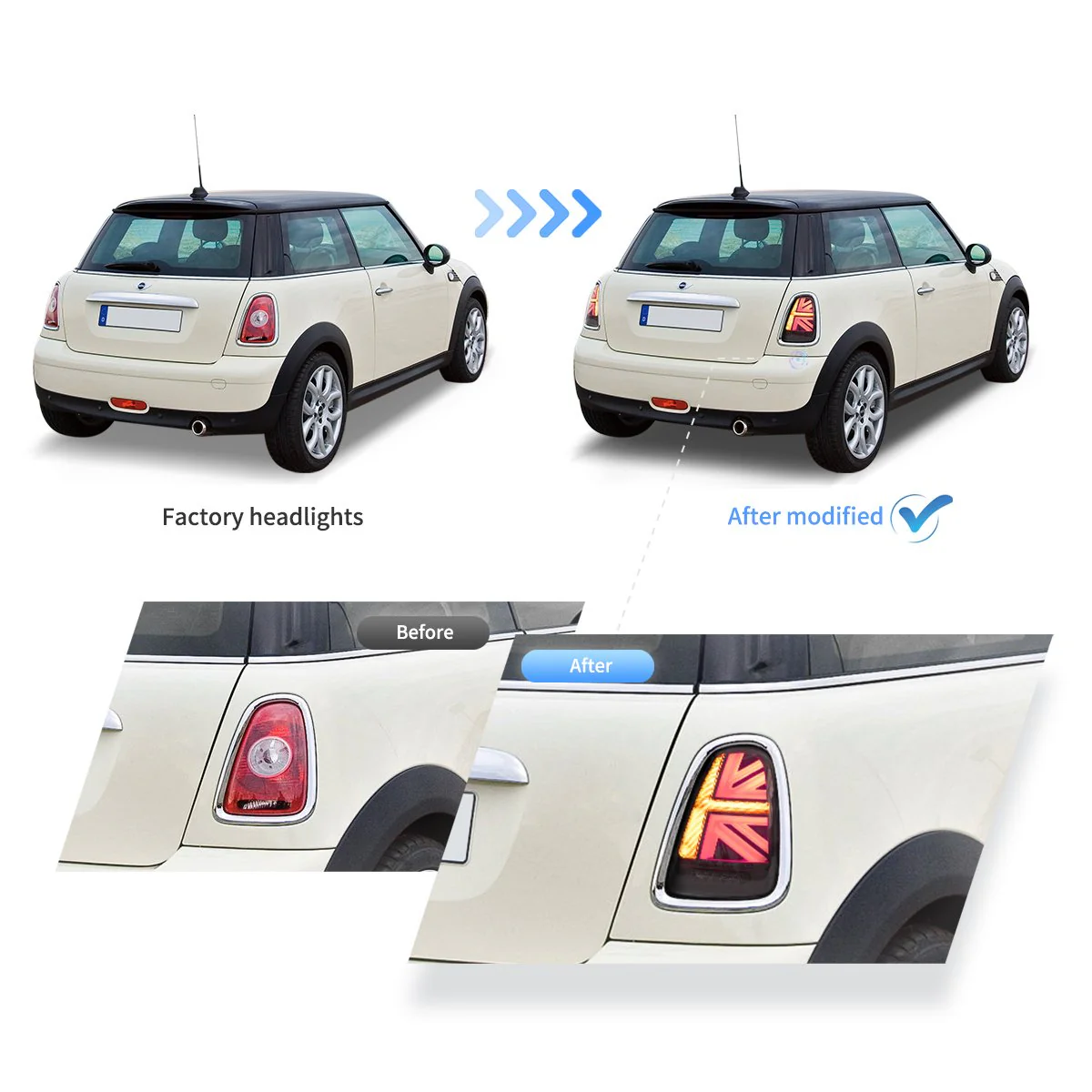 (PRENOTA) Fanali Posteriore Completo per BMW Mini Cooper S R56, R57, R58, R59 (2007-2014) a LED - Image 3
