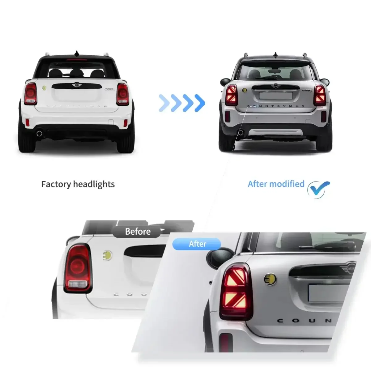 (PRENOTA) Fanali Posteriore Completo per BMW Mini Countryman F60 (2017-2023) a LED - Image 6