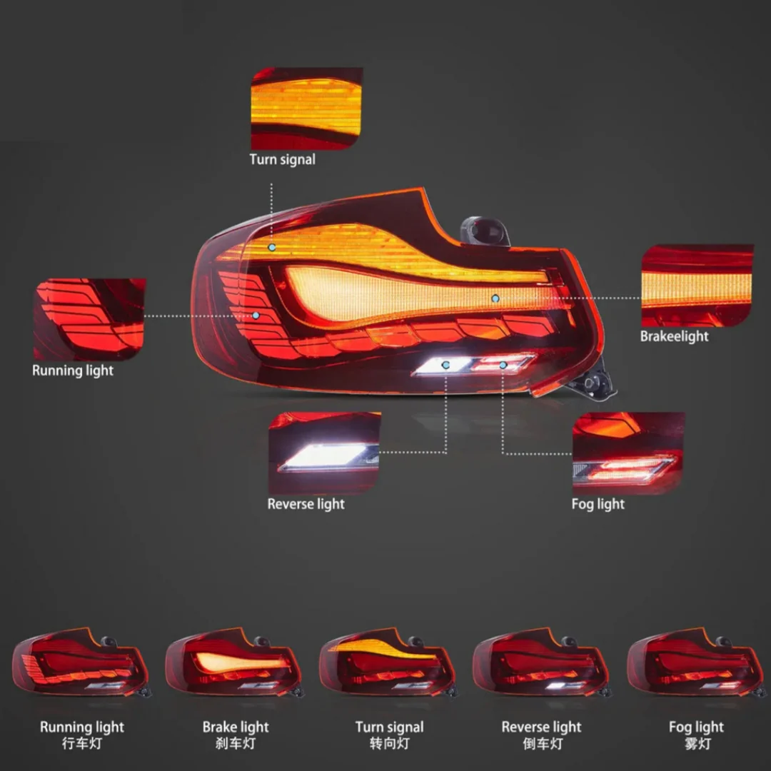 (PRENOTA) Fanali Posteriore Completo per BMW Serie 2 F22, F23, M2, F87 (2012-2020) a LED - Image 5