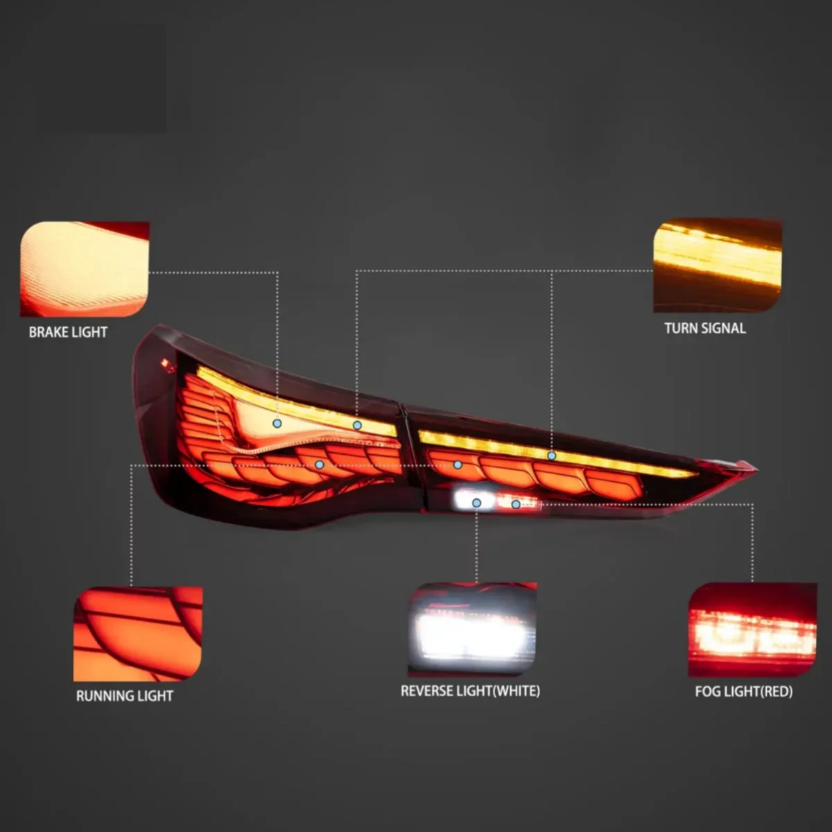 (PRENOTA) Fanali Posteriore Completo per BMW Serie 4 G22, G23, G26 (2020-2022) a LED - Image 4