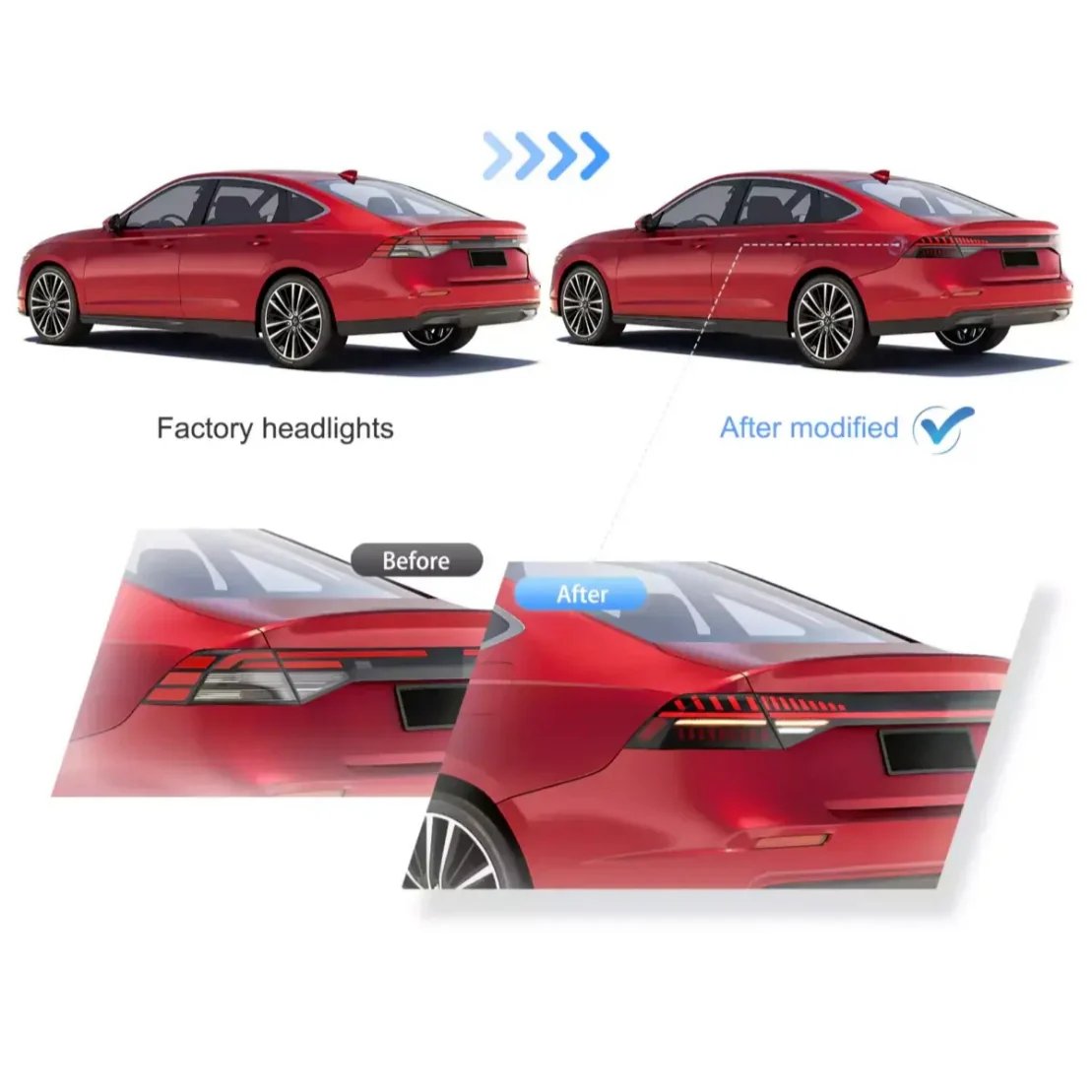 (PRENOTA) Fanali Posteriore Completo per Honda Accord 11ª (2023-2025) a LED - Image 4