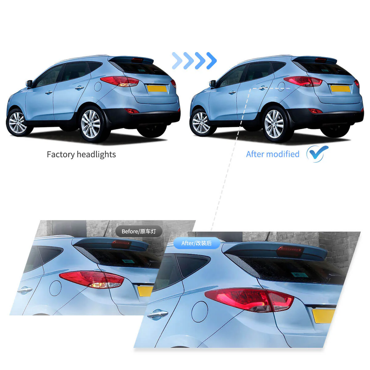 (PRENOTA) Fanali Posteriore Completo per Hyundai IX35 (2009-2015) a LED - Image 3
