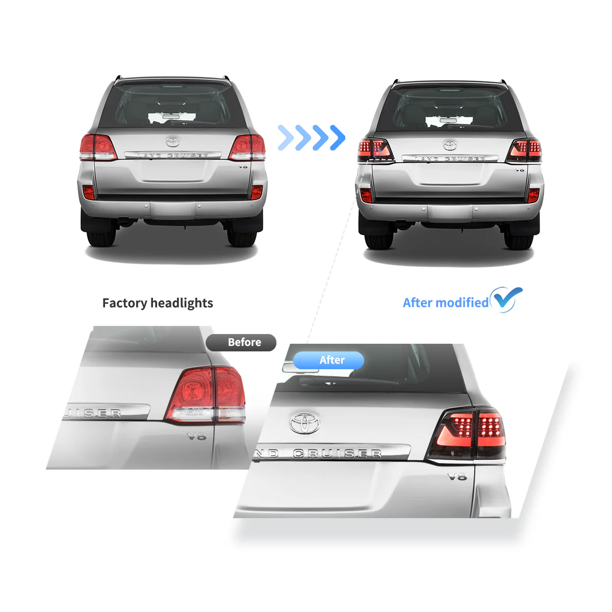 (PRENOTA) Fanali Posteriore Completo per Toyota Land Cruiser 200 (2008-2015) a LED - Image 3